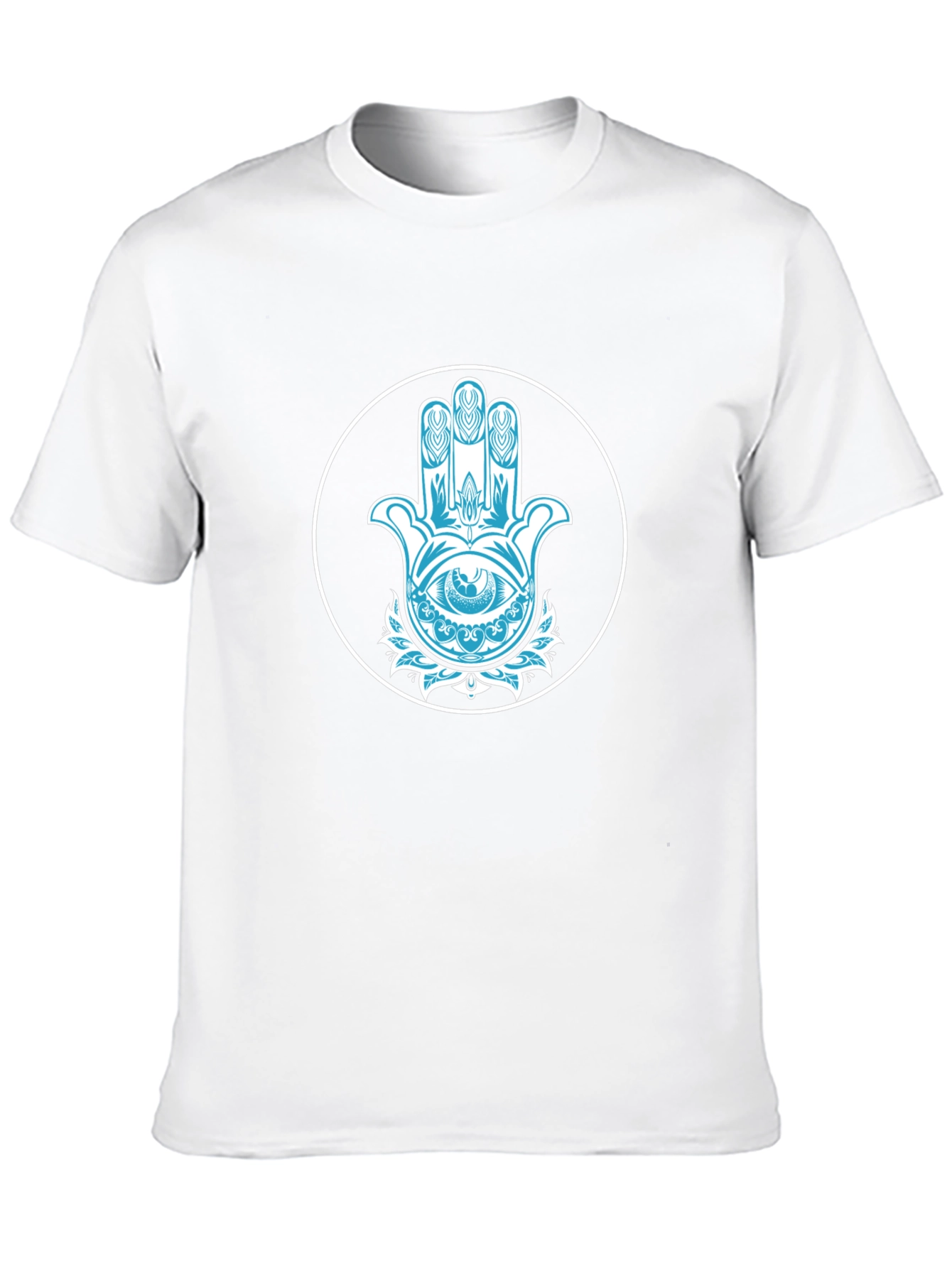 Hamsa Hand Graphic Black Tee