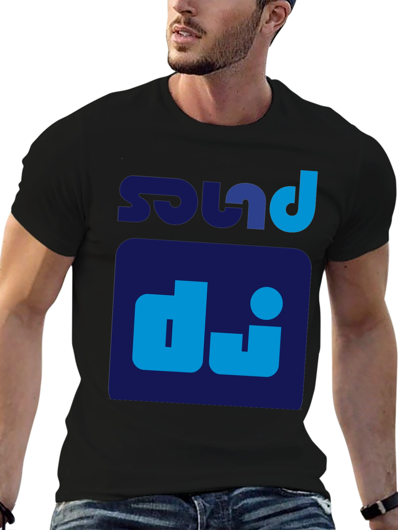 Sound DJ Graphic T-Shirt - Black