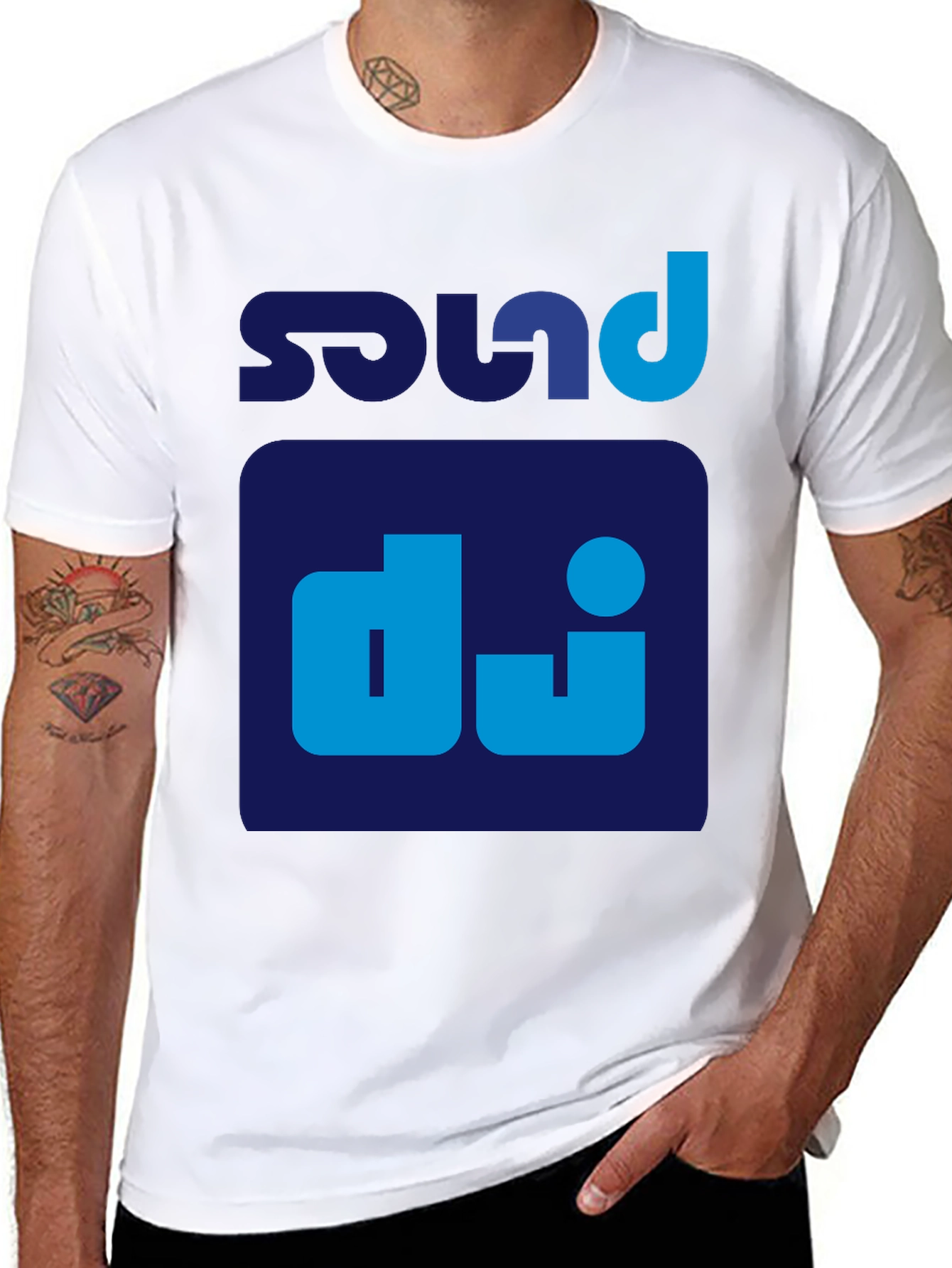 Sound DJ Graphic T-Shirt - Black