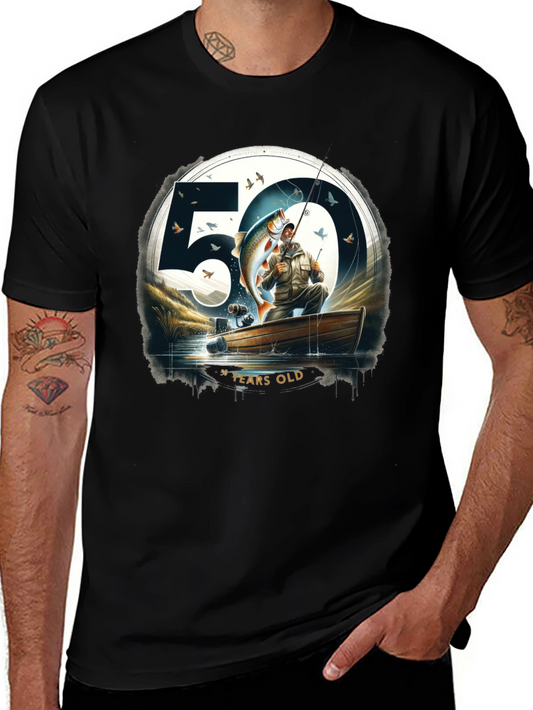50 Years Old Fishing T-Shirt