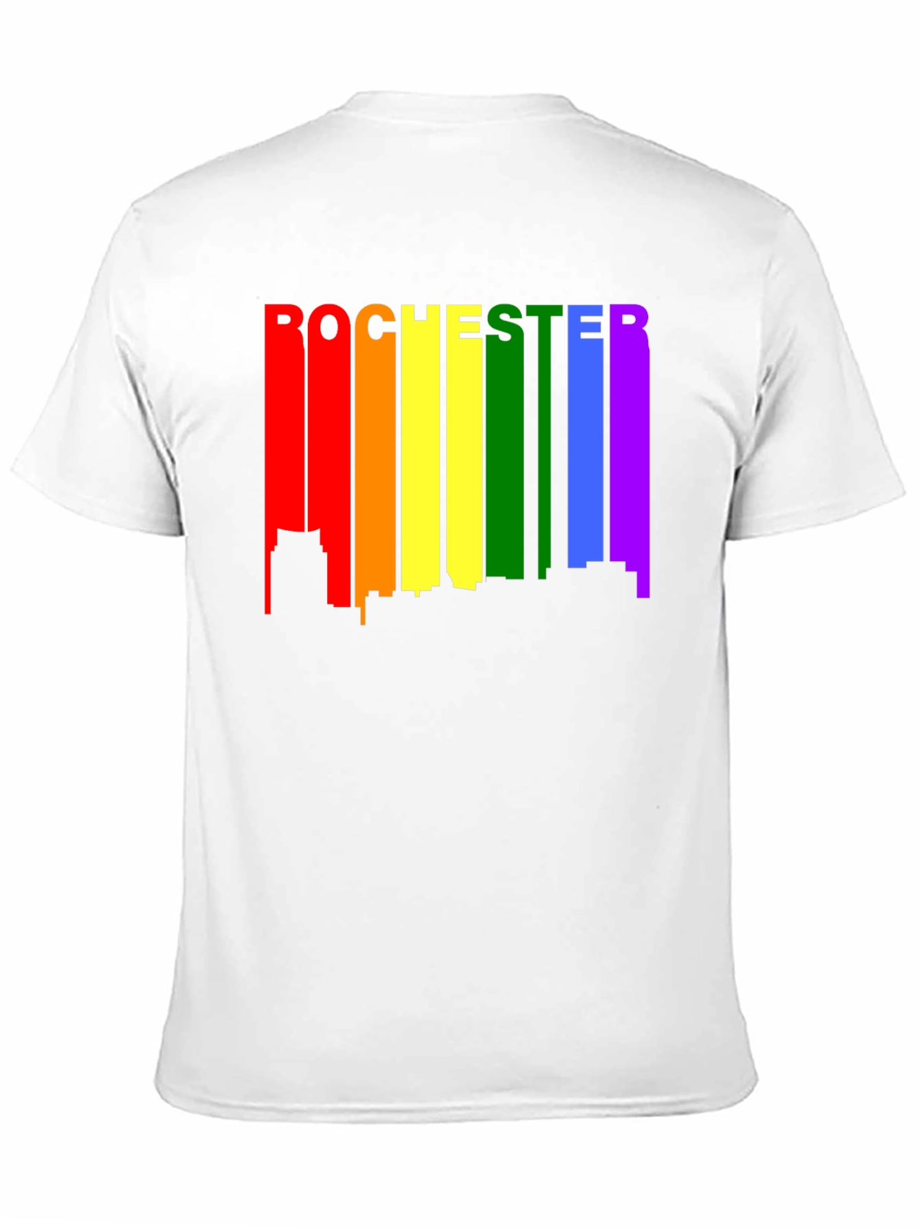 Rochester Pride Skyline T-Shirt - Black