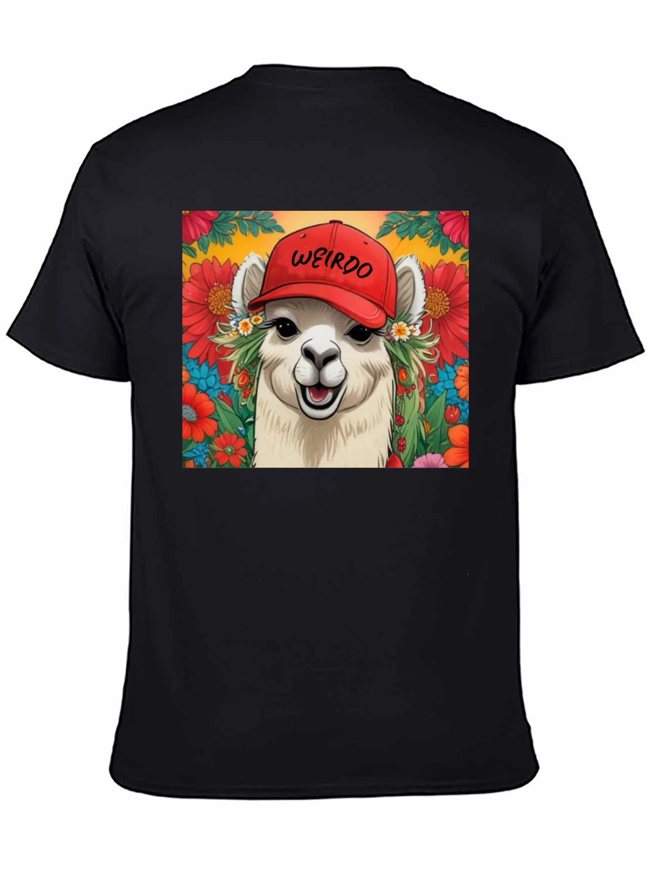 Weirdo Llama Graphic Tee - Unique & Fun T-Shirt