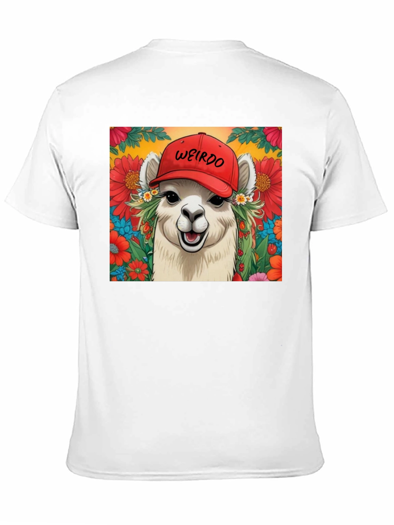 Weirdo Llama Graphic Tee - Unique & Fun T-Shirt