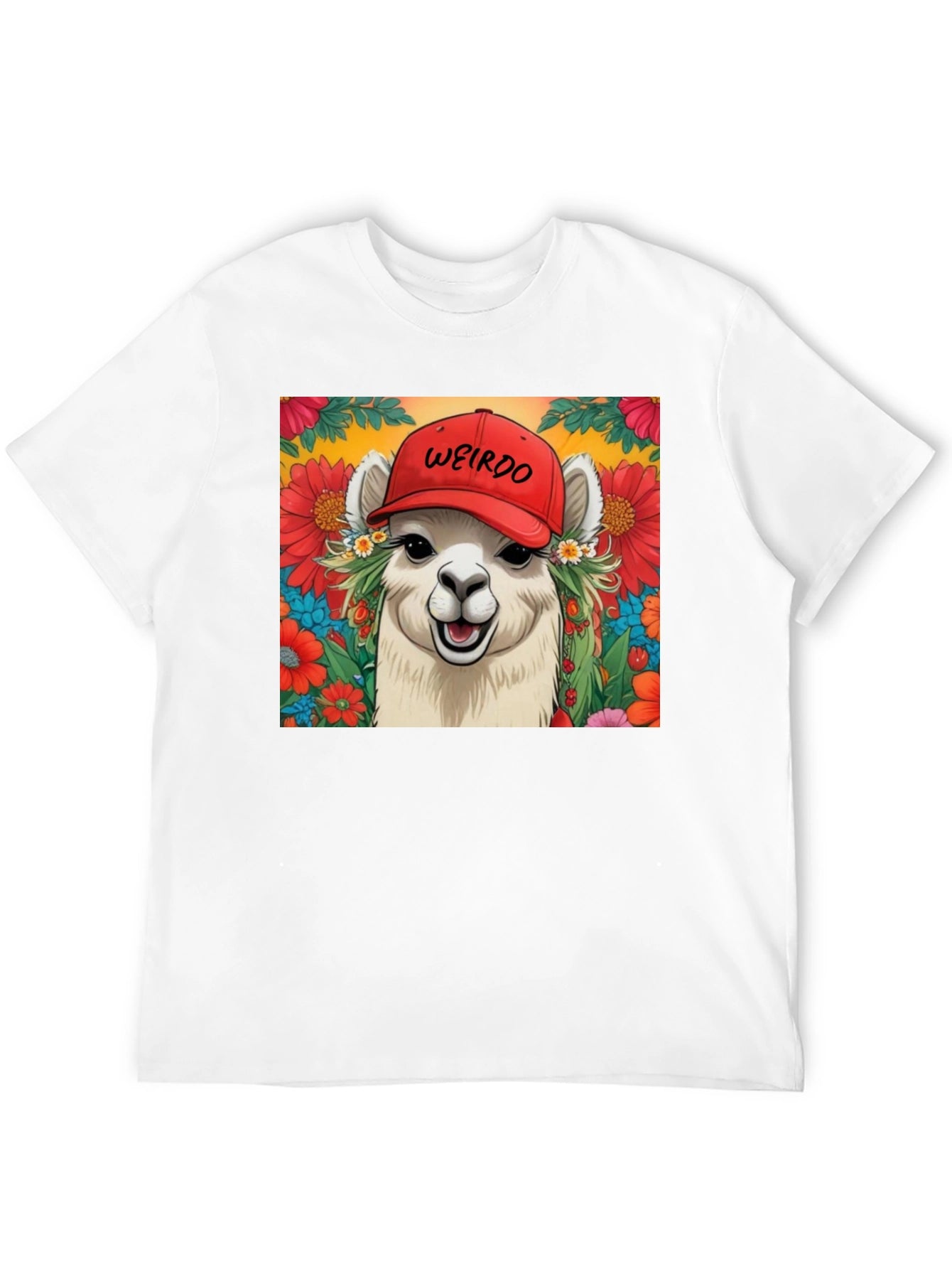 Weirdo Llama Graphic Tee - Unique & Fun T-Shirt