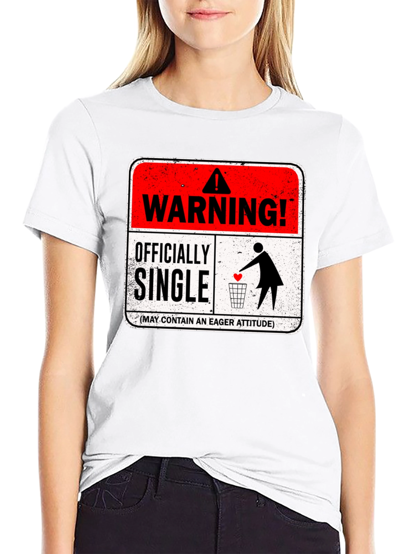 Officially Single Warning T-Shirt