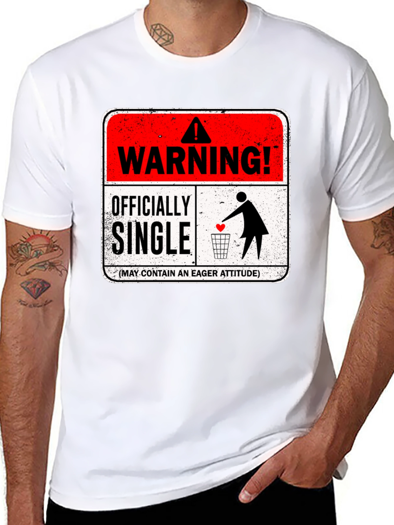 Officially Single Warning T-Shirt