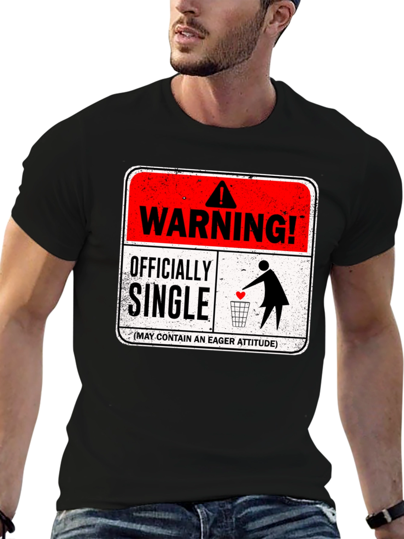 Officially Single Warning T-Shirt