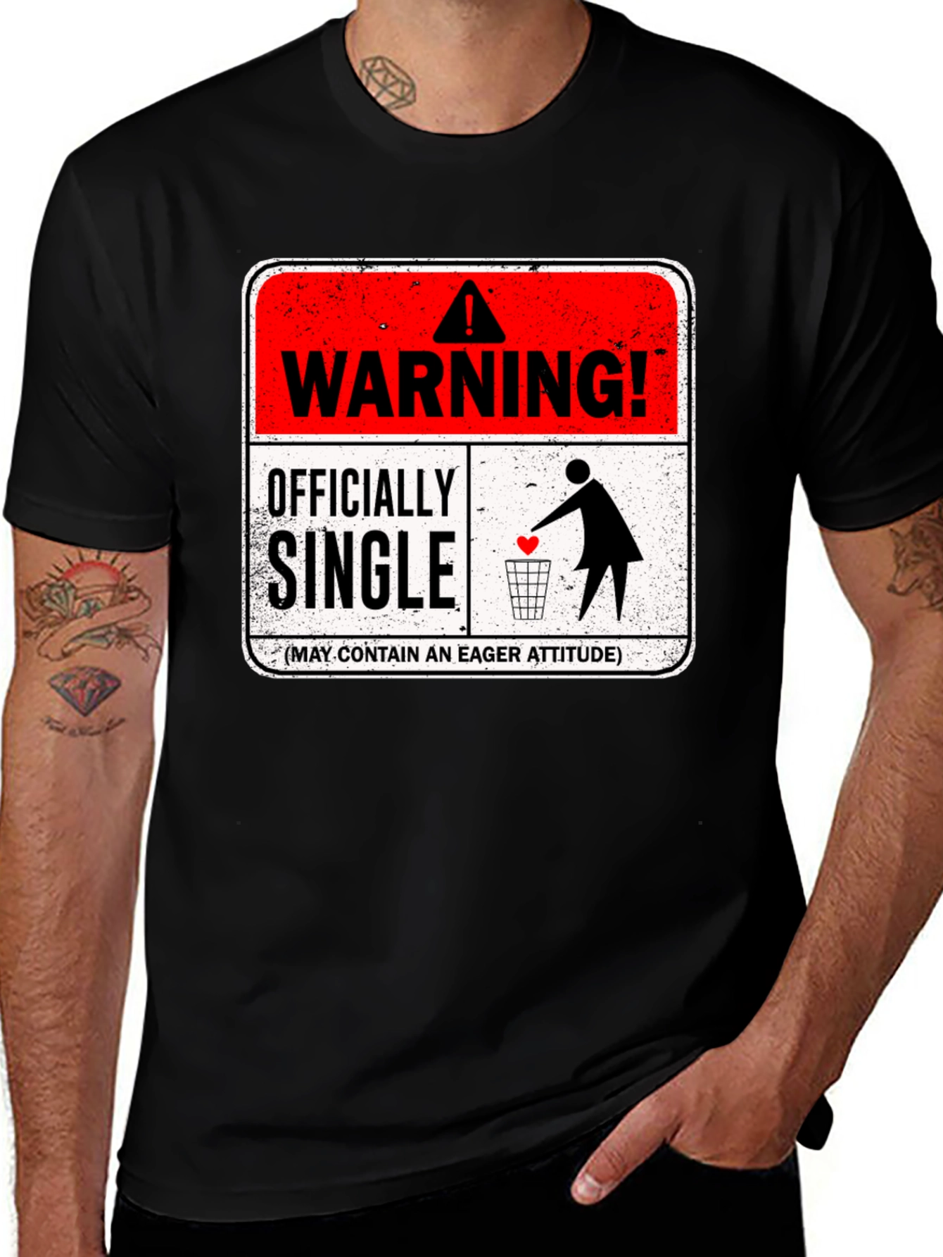Officially Single Warning T-Shirt