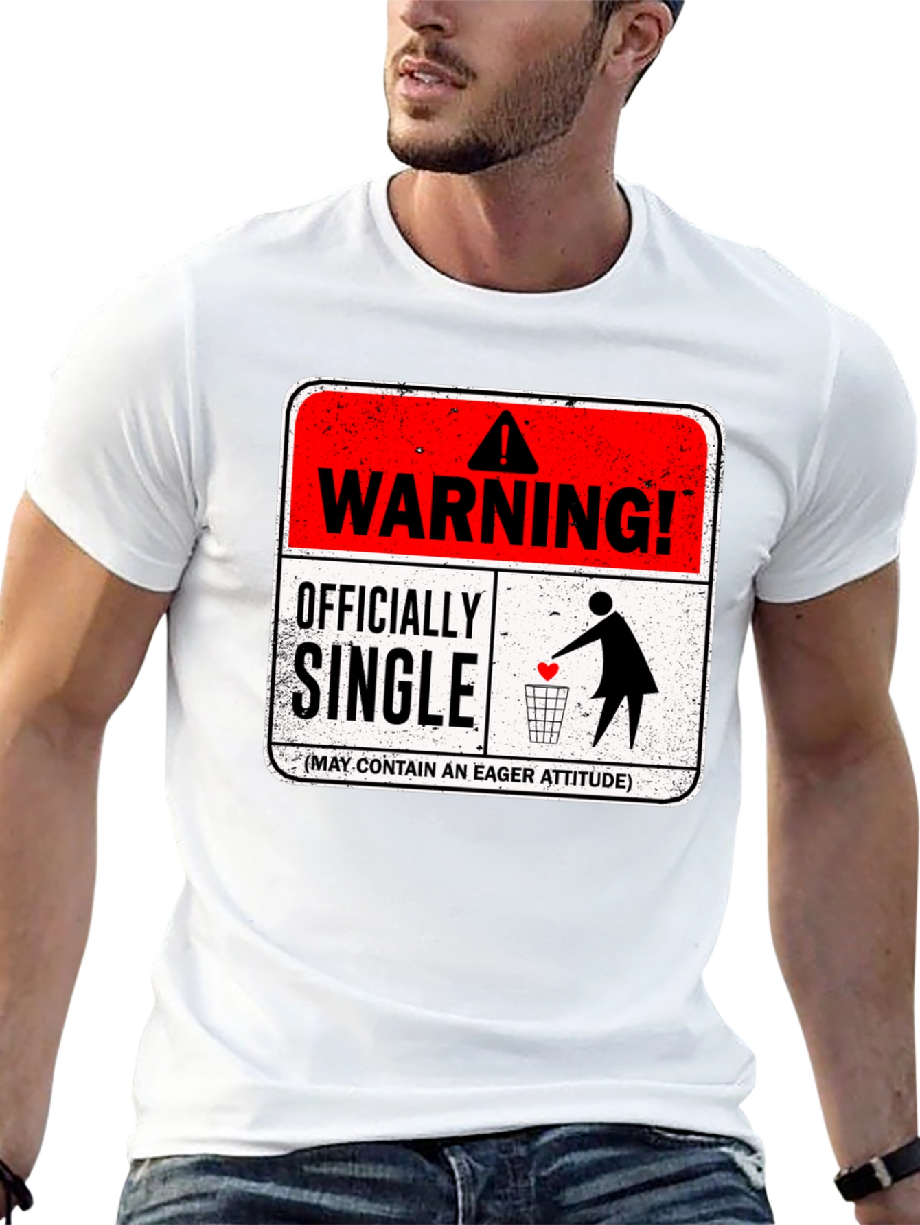 Officially Single Warning T-Shirt