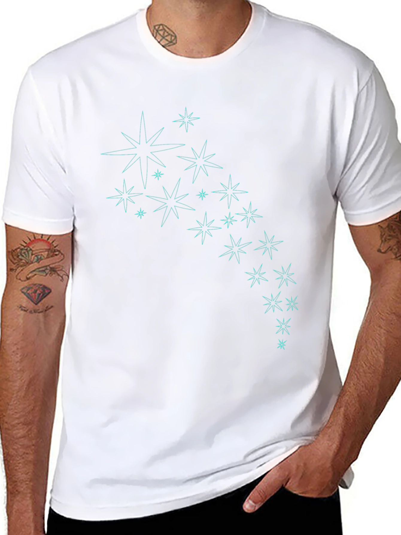 Retro Starburst T-Shirt - Atomic Age Design