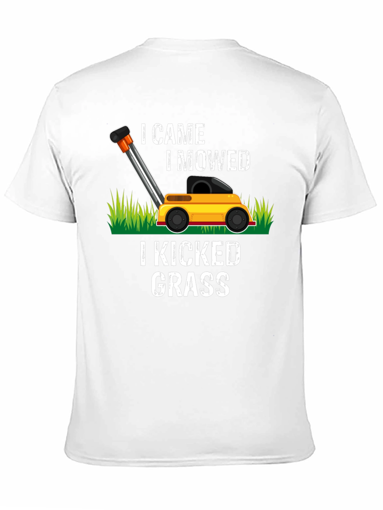 I Came I Mowed Lawn Mower Graphic Tee