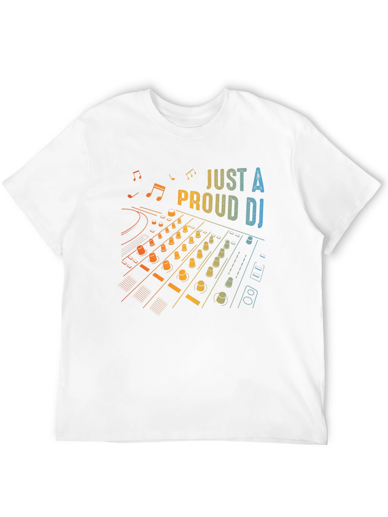 Proud DJ Mixer Graphic Tee - Black