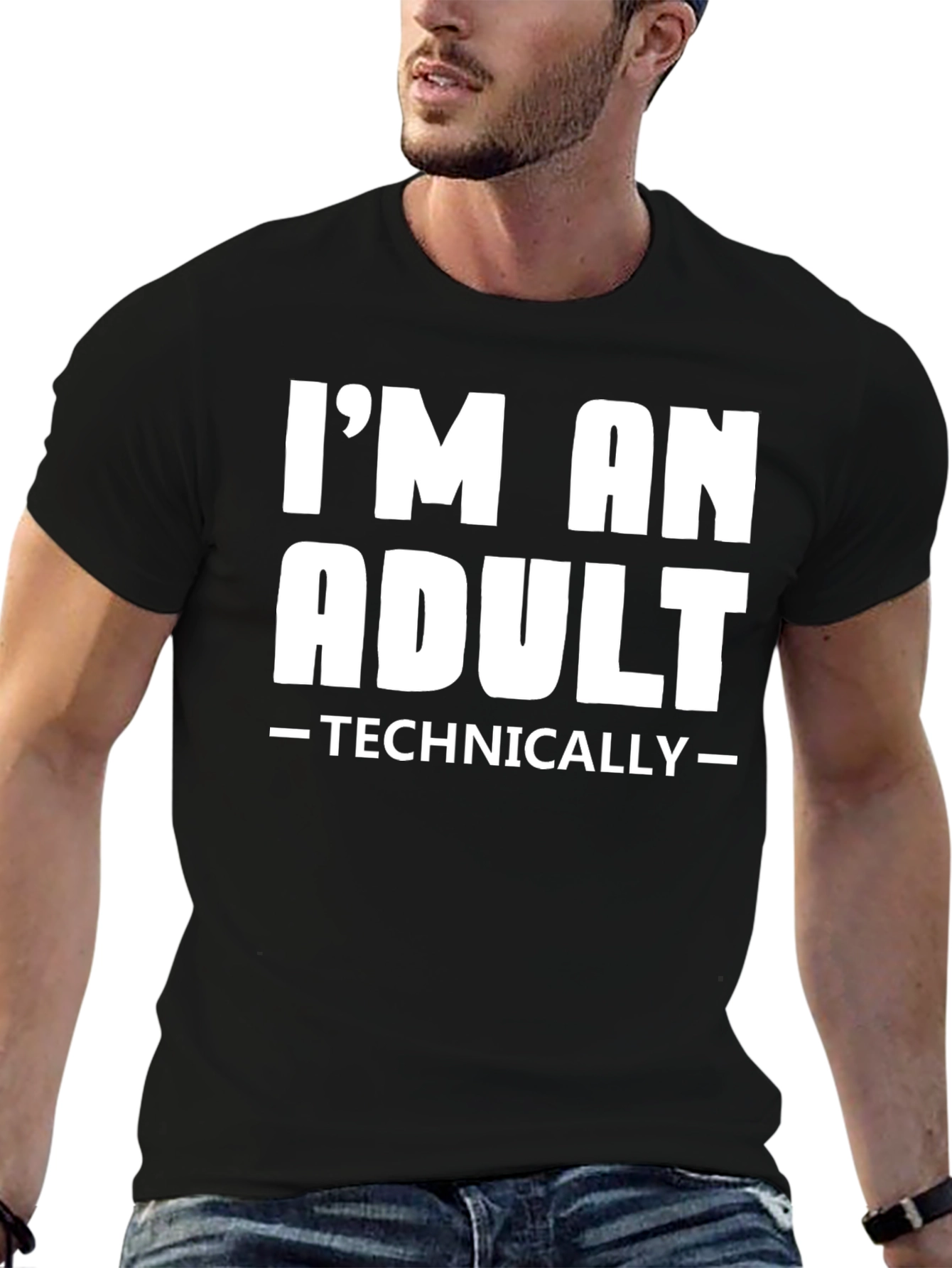 Im an Adult Technically Funny Graphic Tee