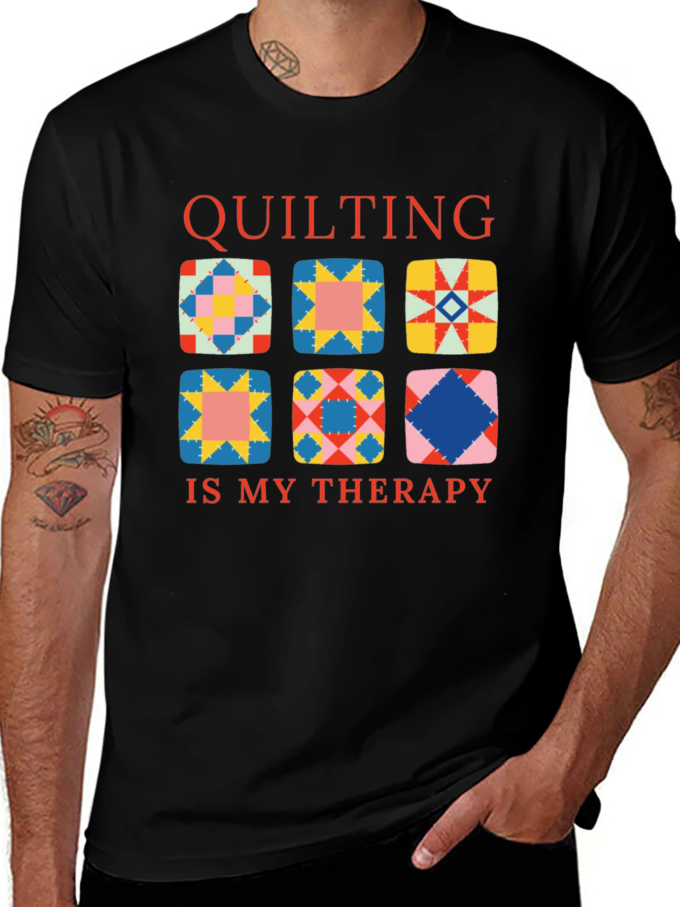 Quilting Is My Therapy T-Shirt