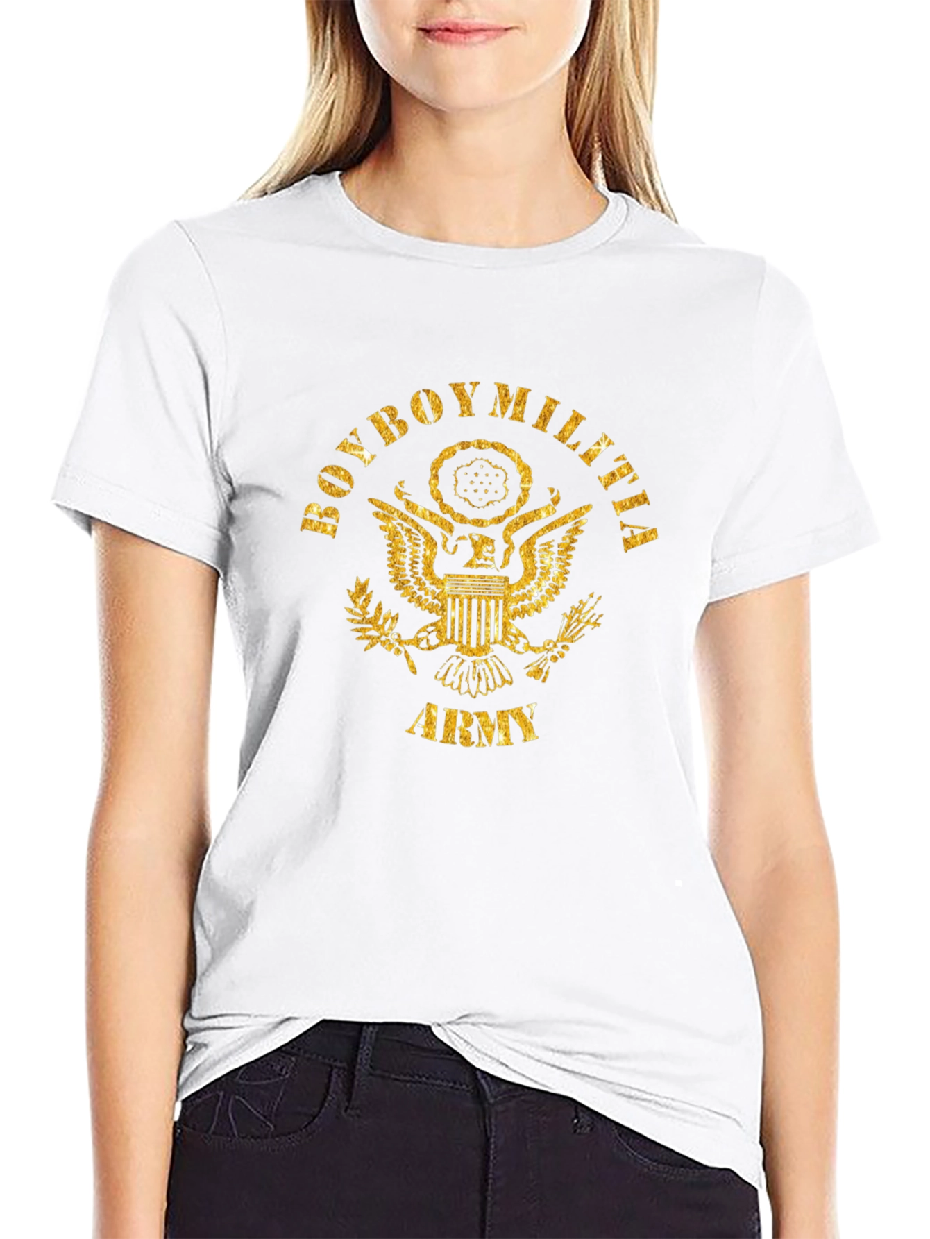 Boyboy Militia Army Graphic Tee - Black