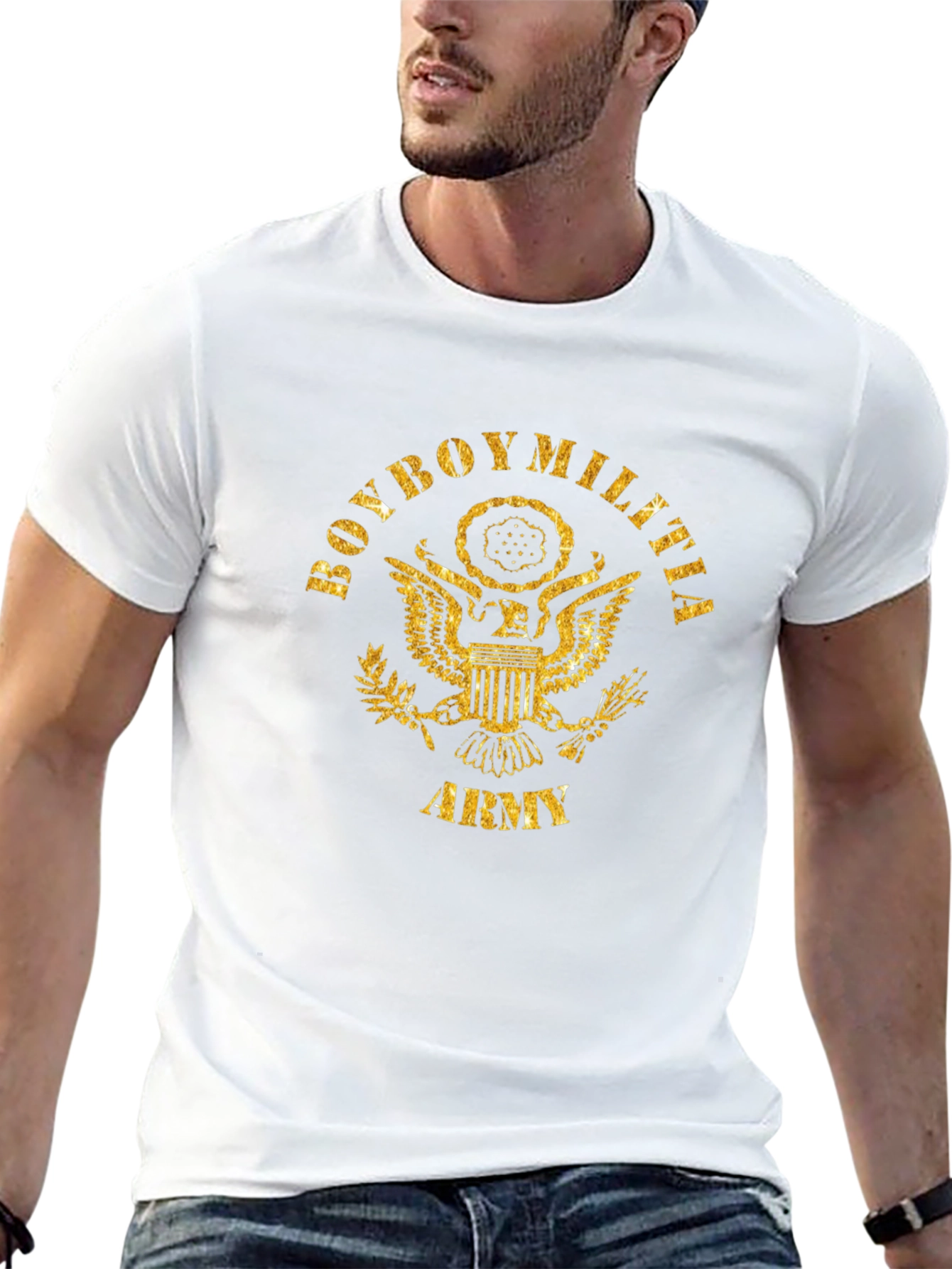 Boyboy Militia Army Graphic Tee - Black