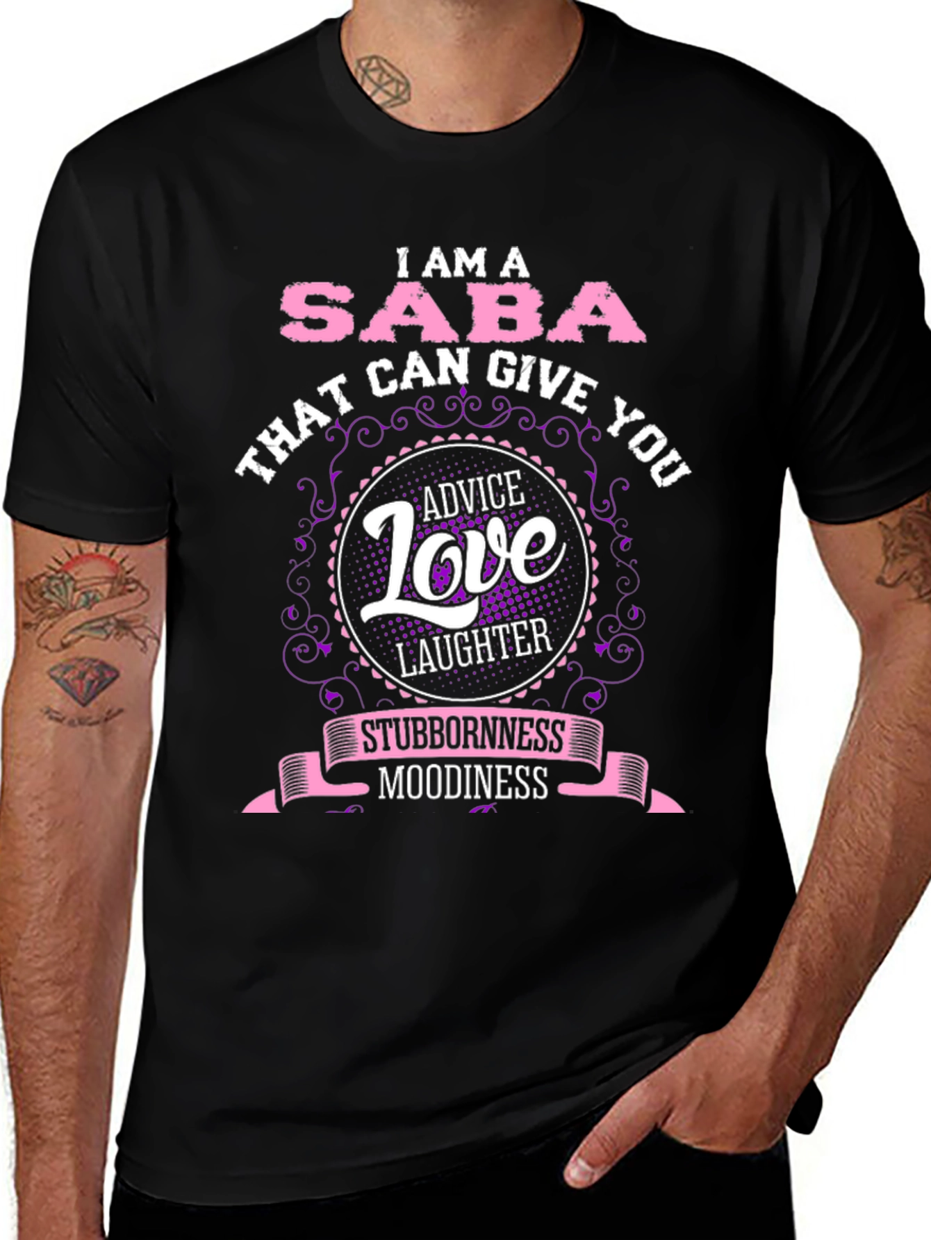 I Am A Saba T-Shirt Gift