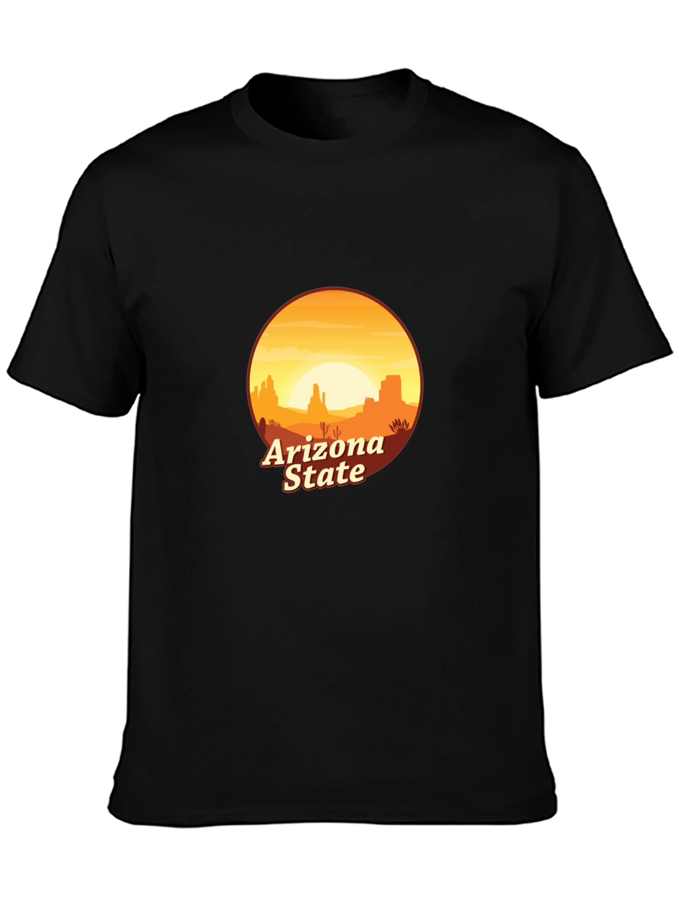 Arizona State Desert Graphic Tee - Unisex Cotton T-Shirt