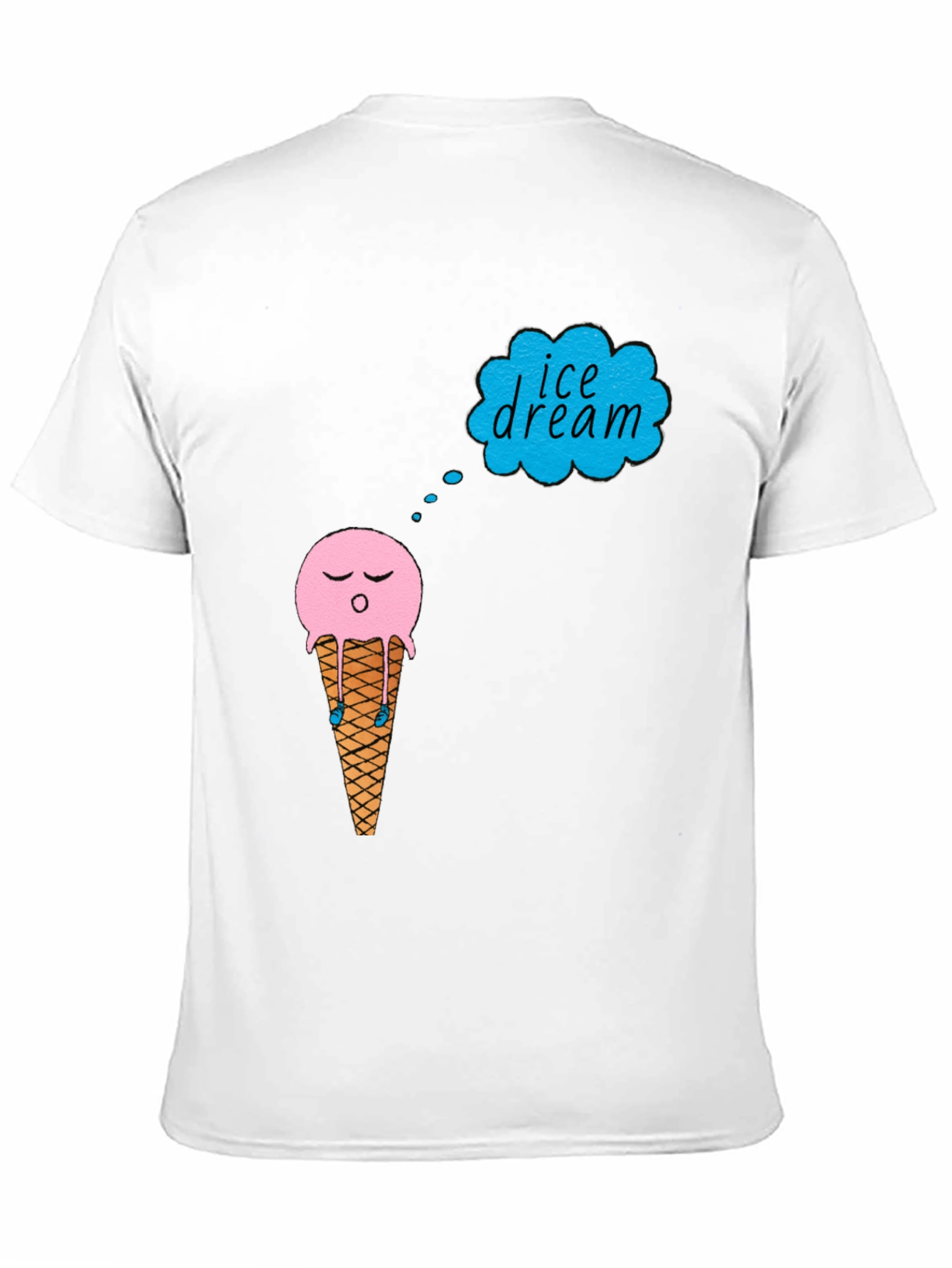 Ice Cream Dream T-Shirt - Black Cotton Tee
