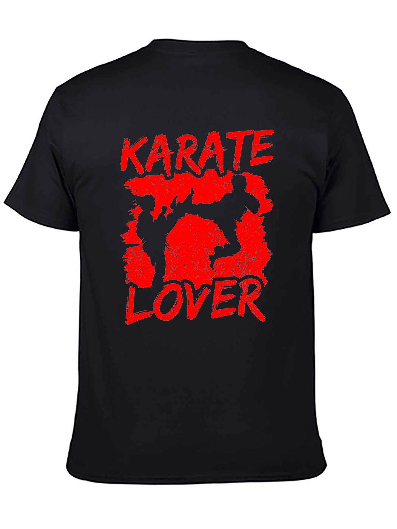 Karate Lover Black T-Shirt Martial Arts Design