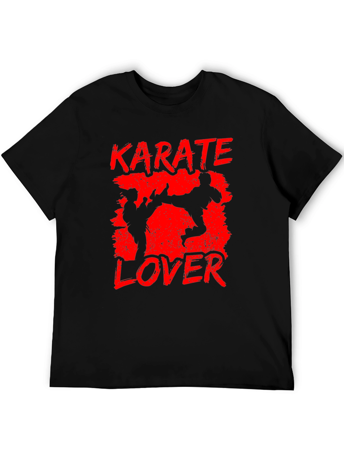 Karate Lover Black T-Shirt Martial Arts Design