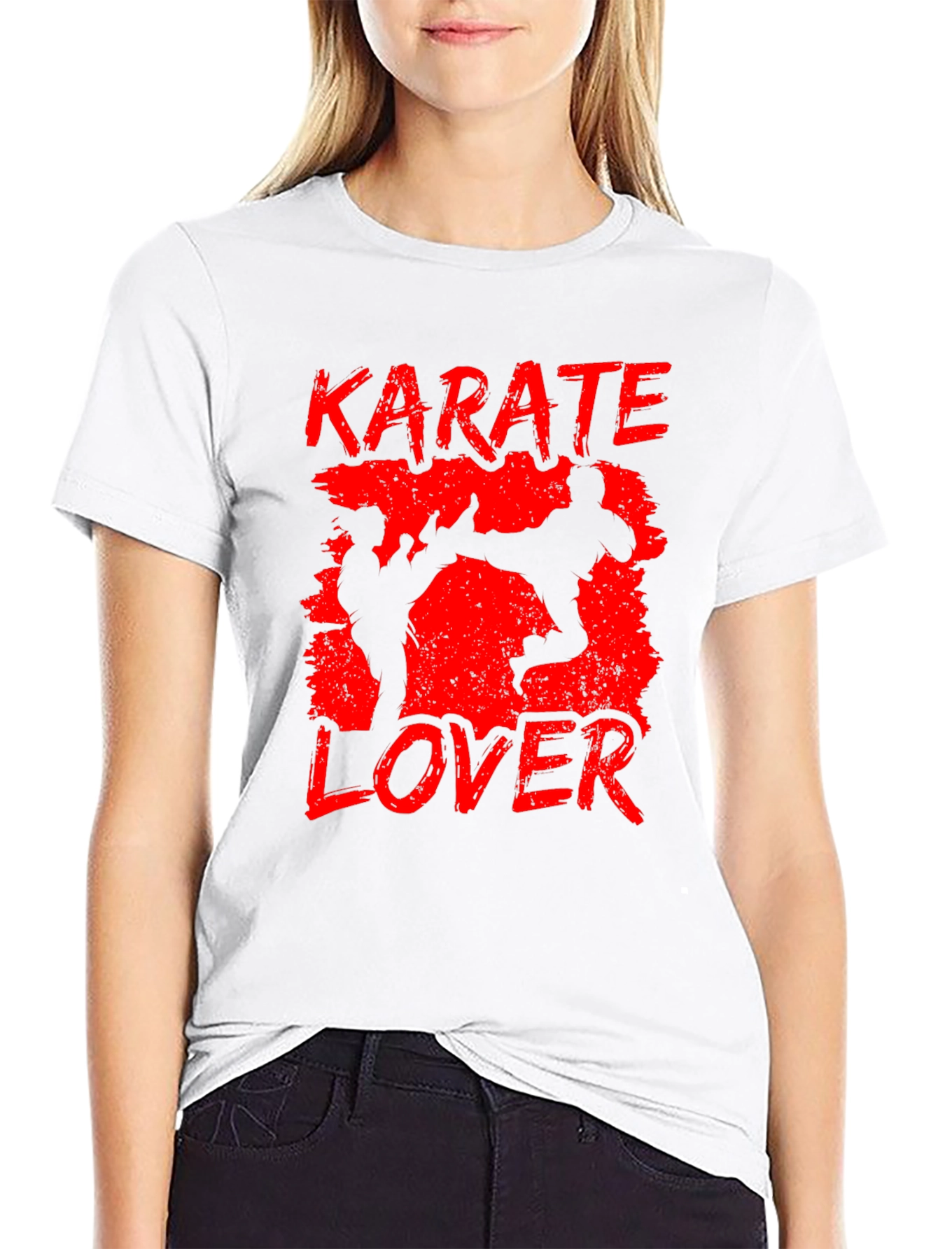 Karate Lover Black T-Shirt Martial Arts Design