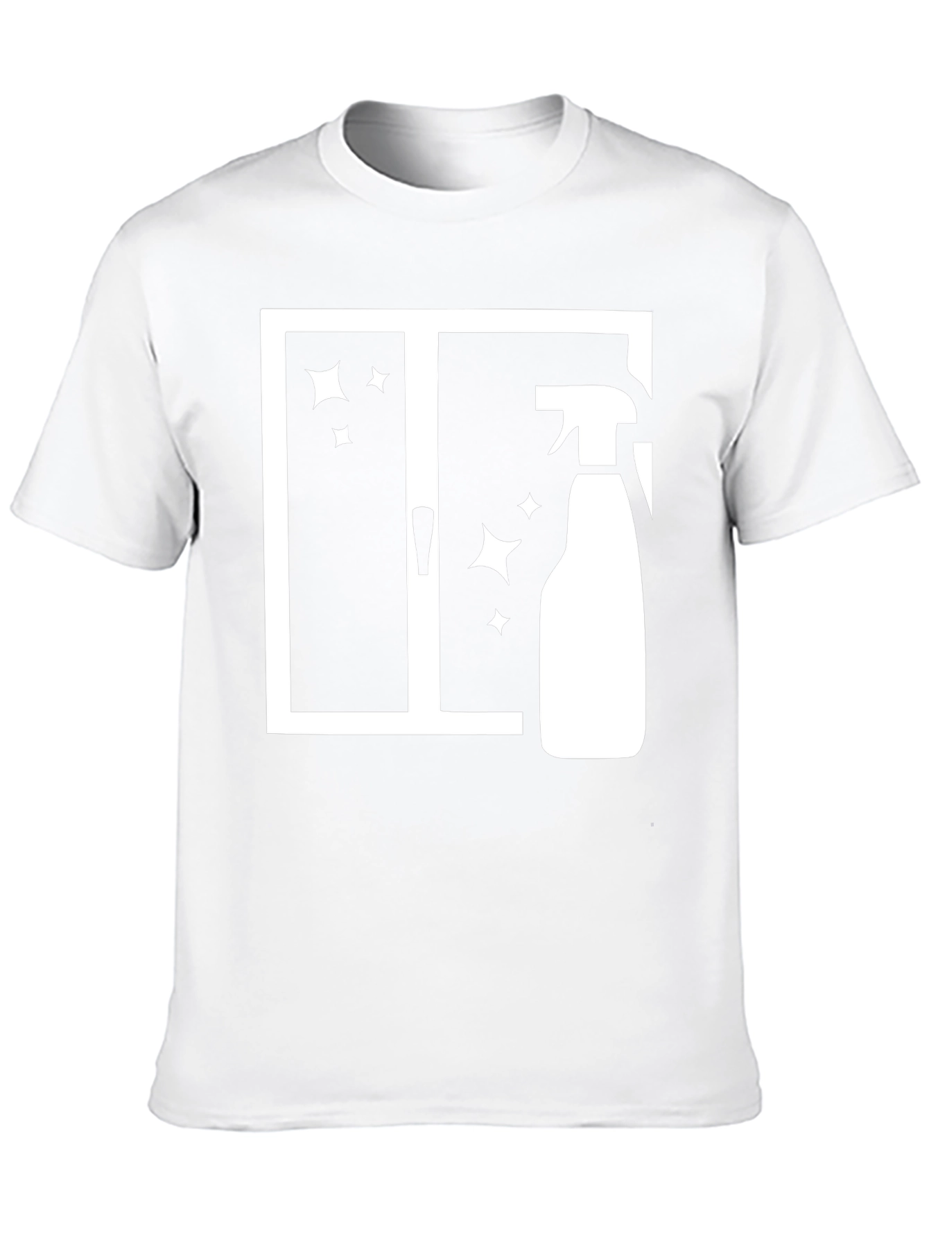 Cleaning Window T-Shirt - Funny Janitor Tee