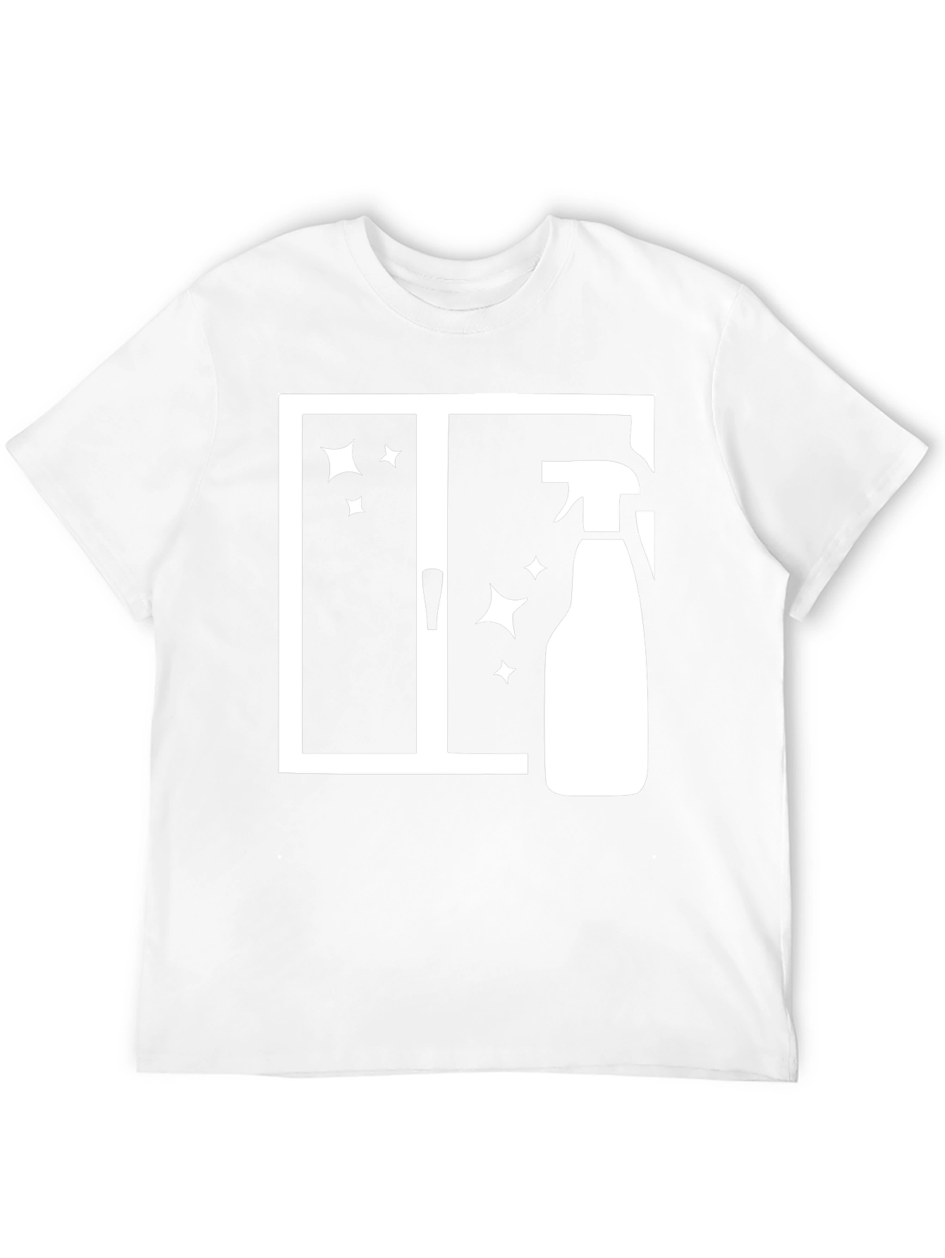 Cleaning Window T-Shirt - Funny Janitor Tee