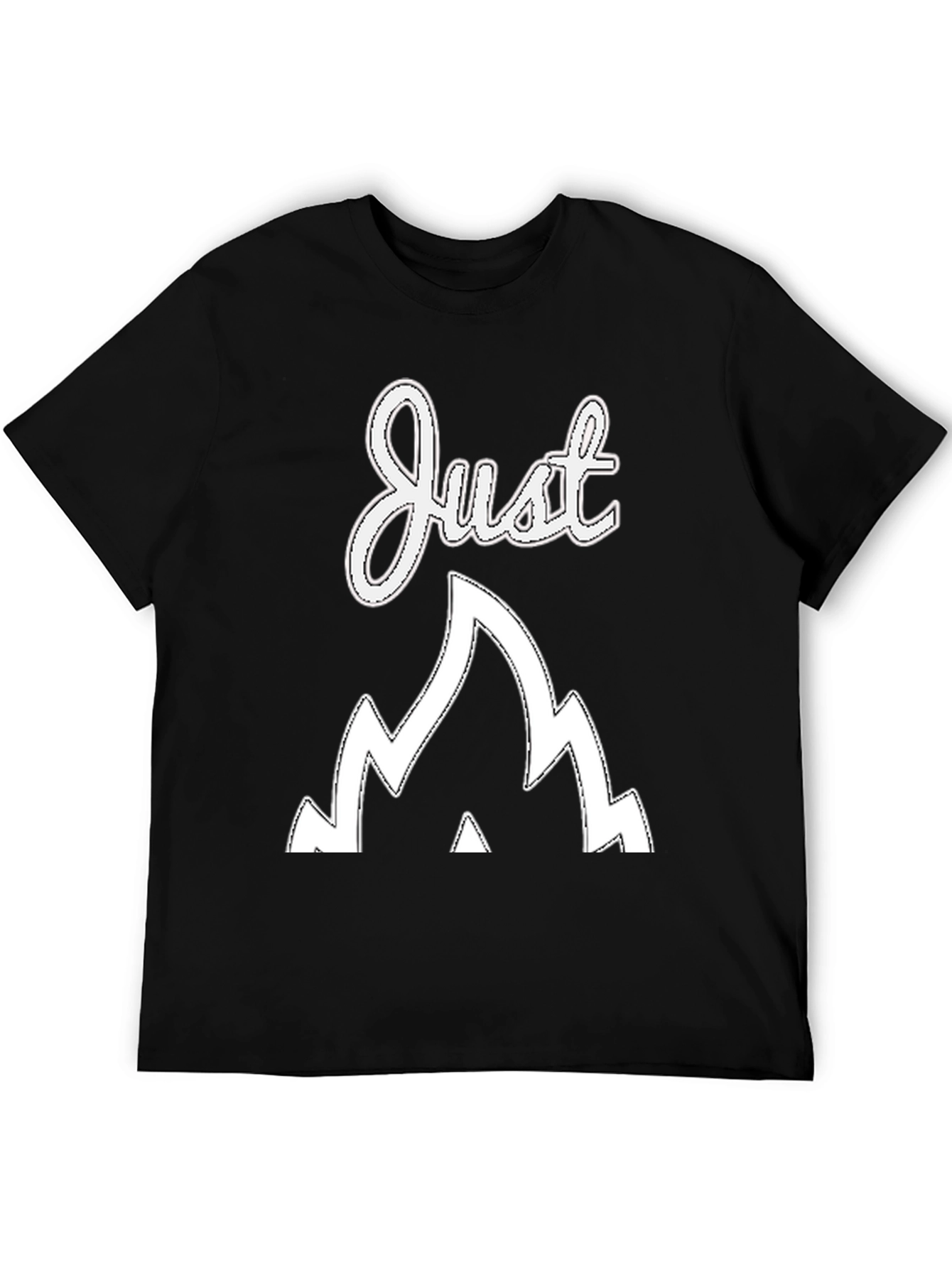 Just Go Mountain Graphic Tee - Black