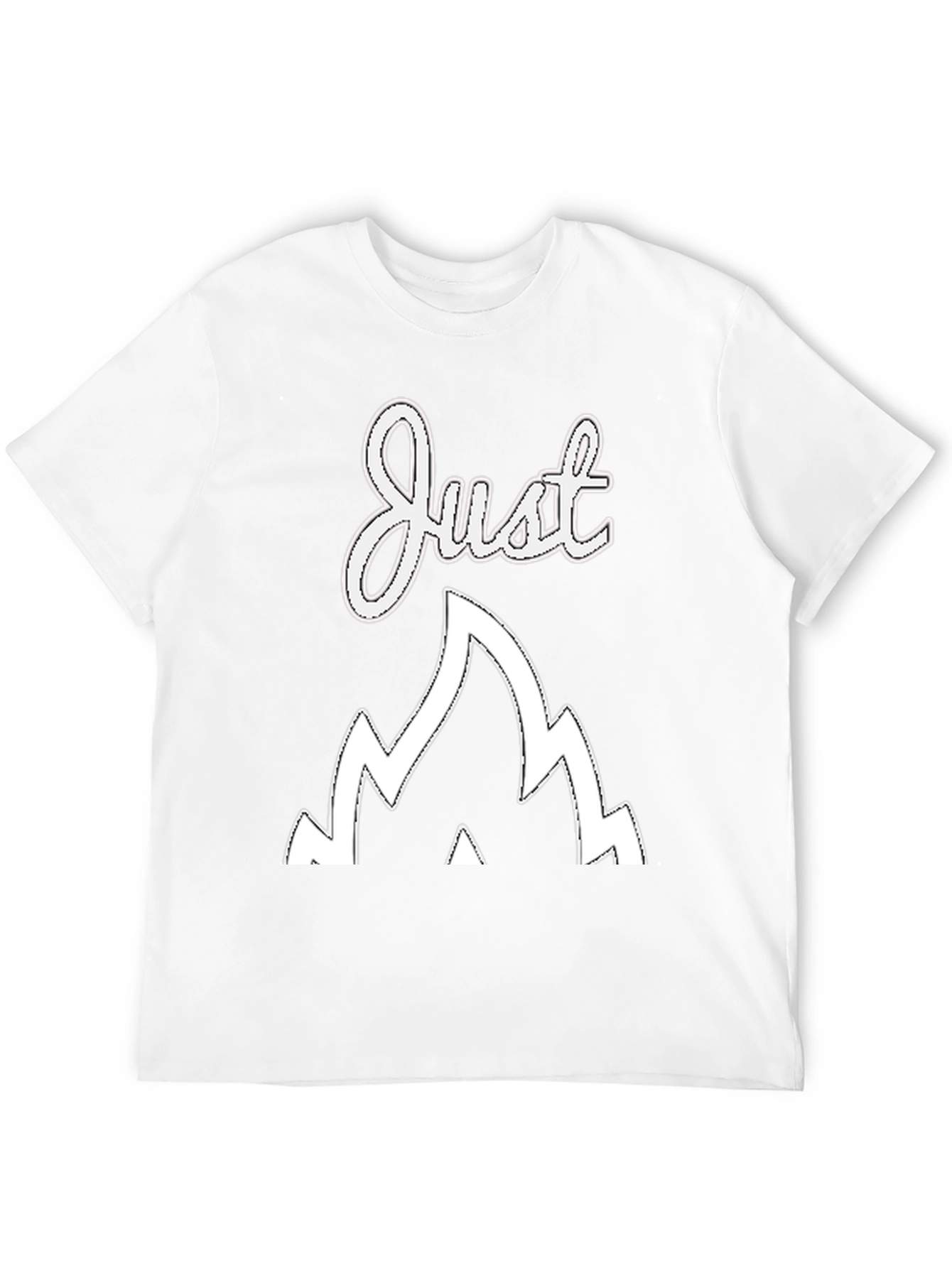 Just Go Mountain Graphic Tee - Black
