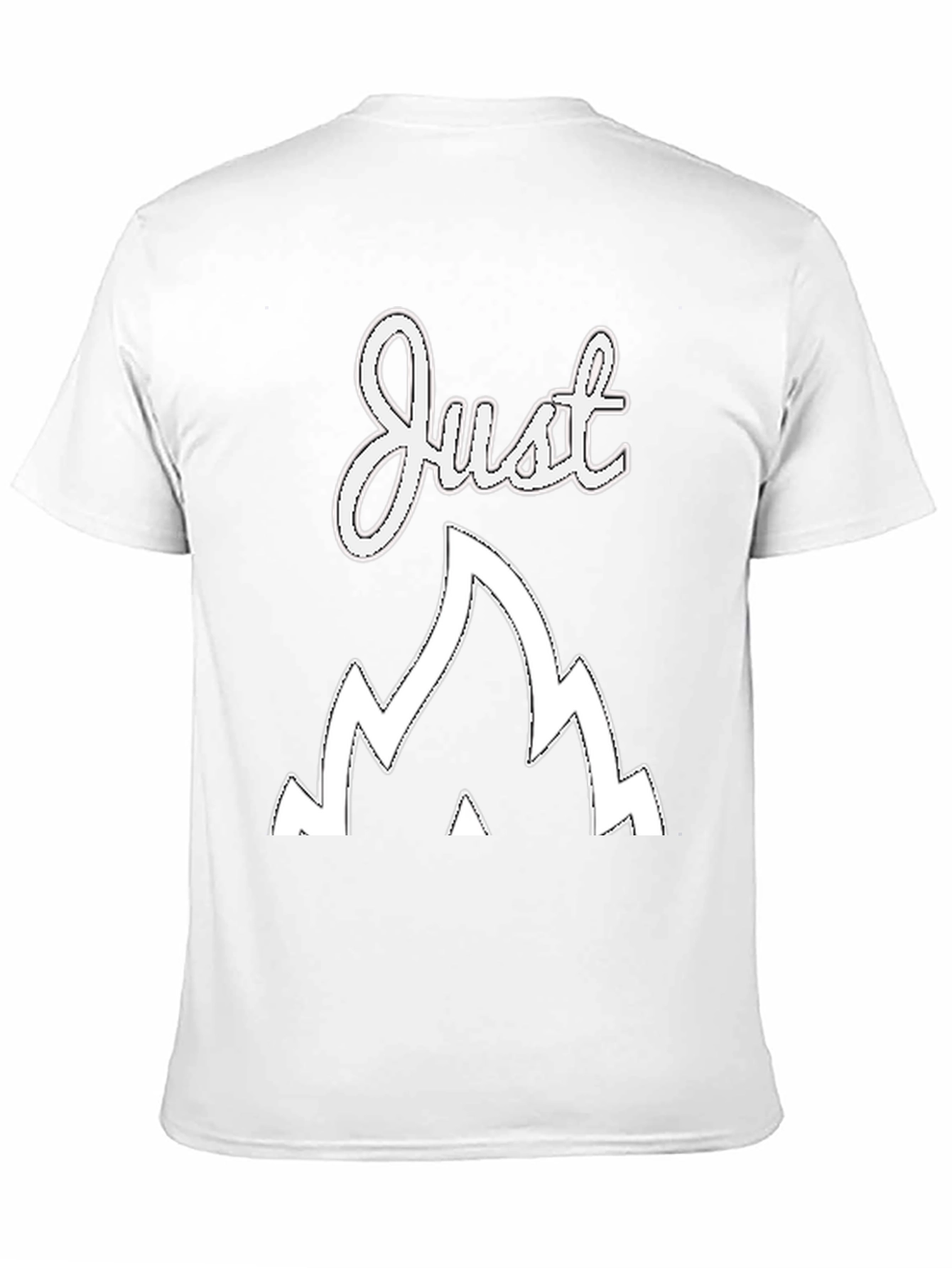 Just Go Mountain Graphic Tee - Black