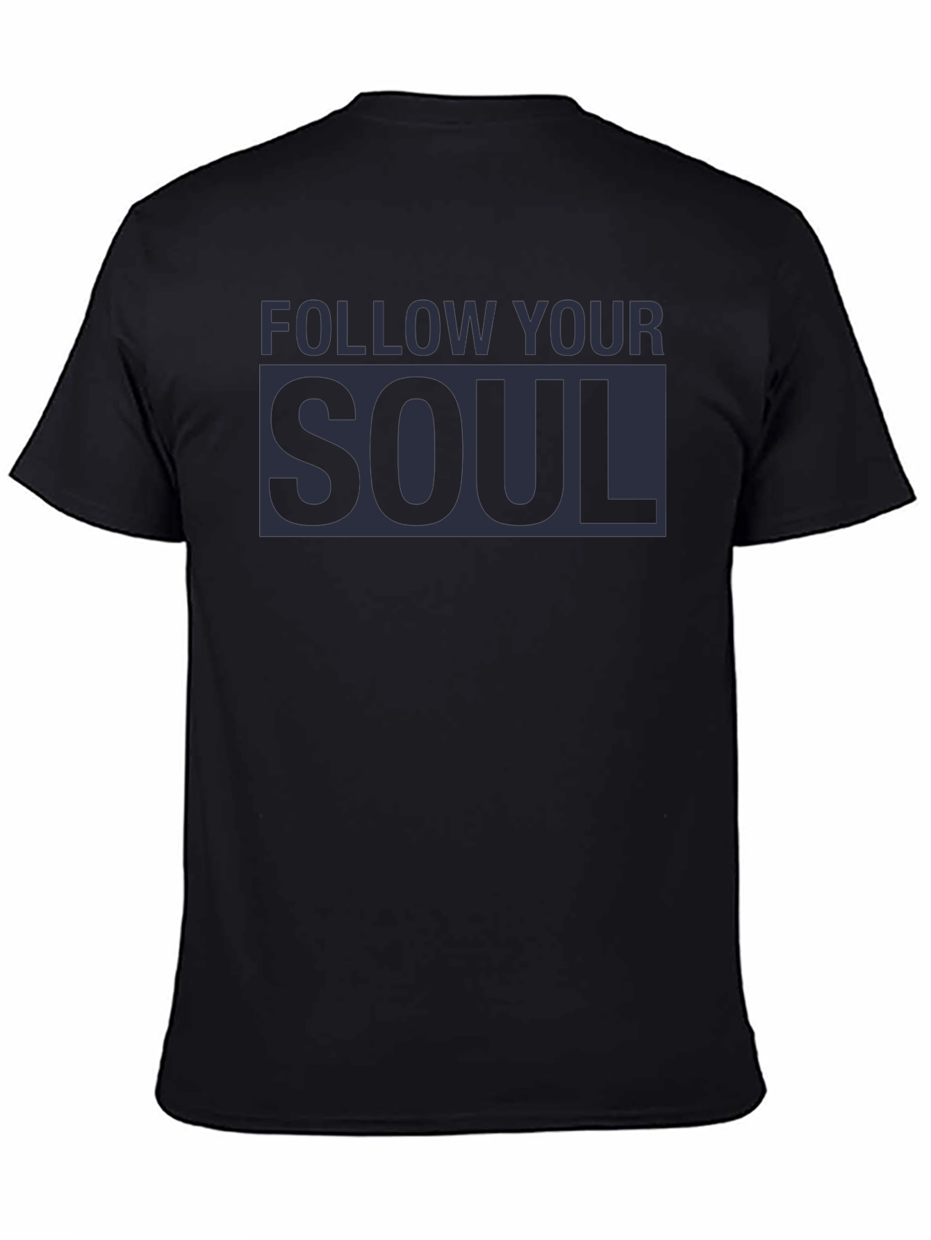 Follow Your Soul Graphic Tee - Black
