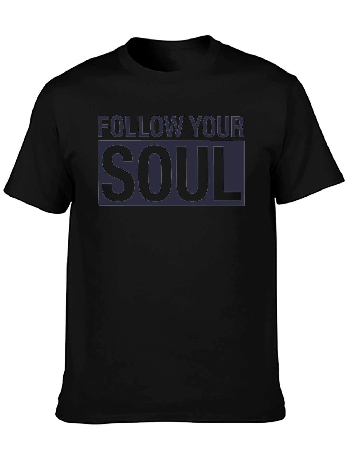 Follow Your Soul Graphic Tee - Black