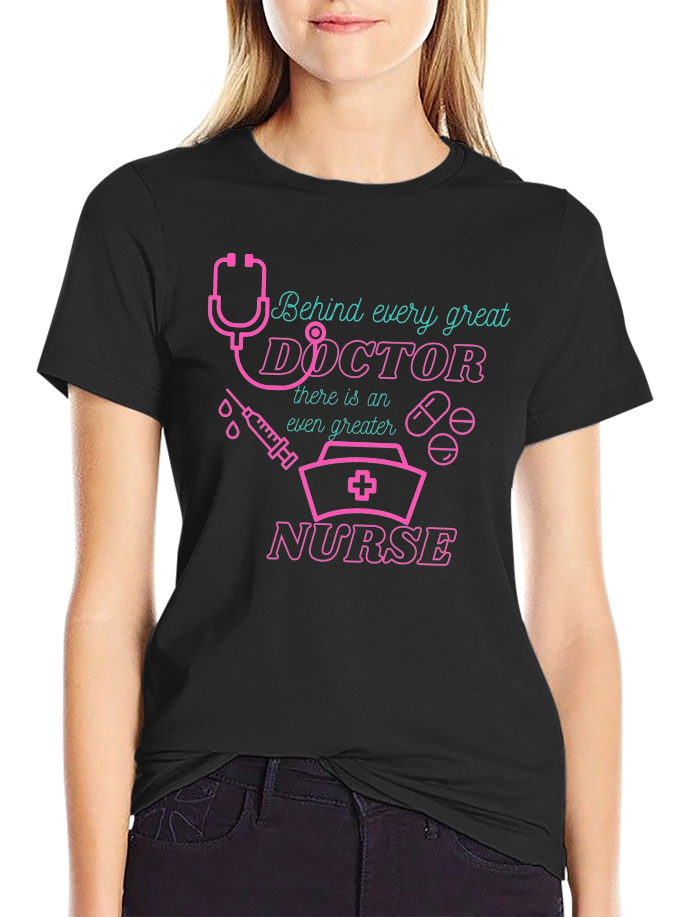 Doctor Nurse Graphic T-Shirt