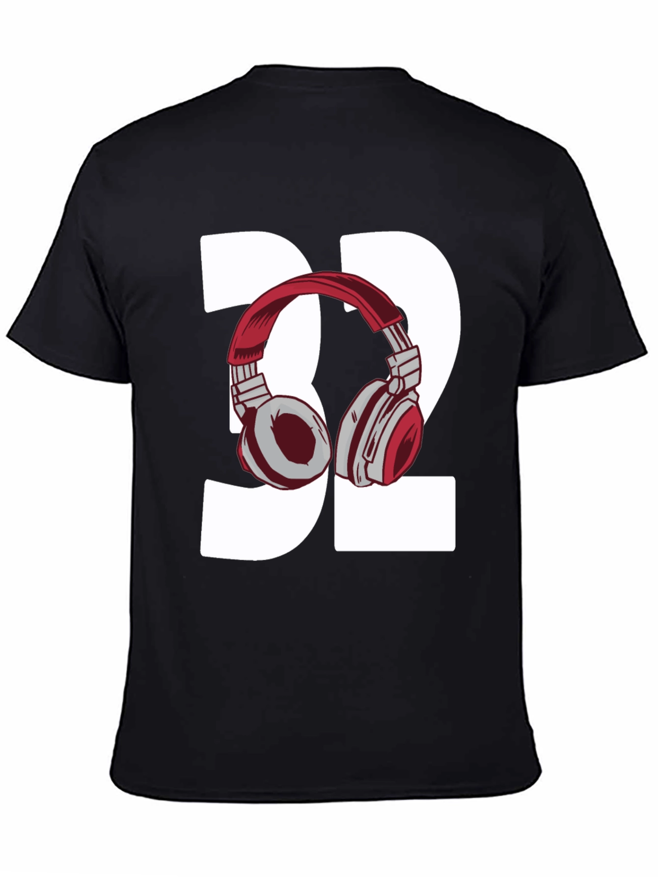 DJ T-Shirt 32 Headphones Design