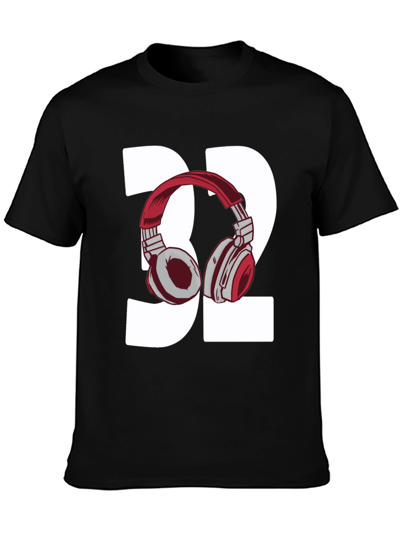 DJ T-Shirt 32 Headphones Design