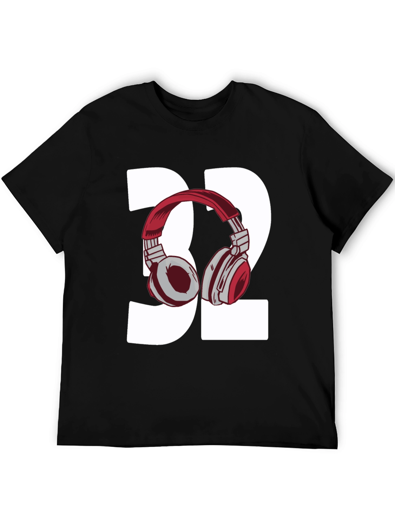 DJ T-Shirt 32 Headphones Design