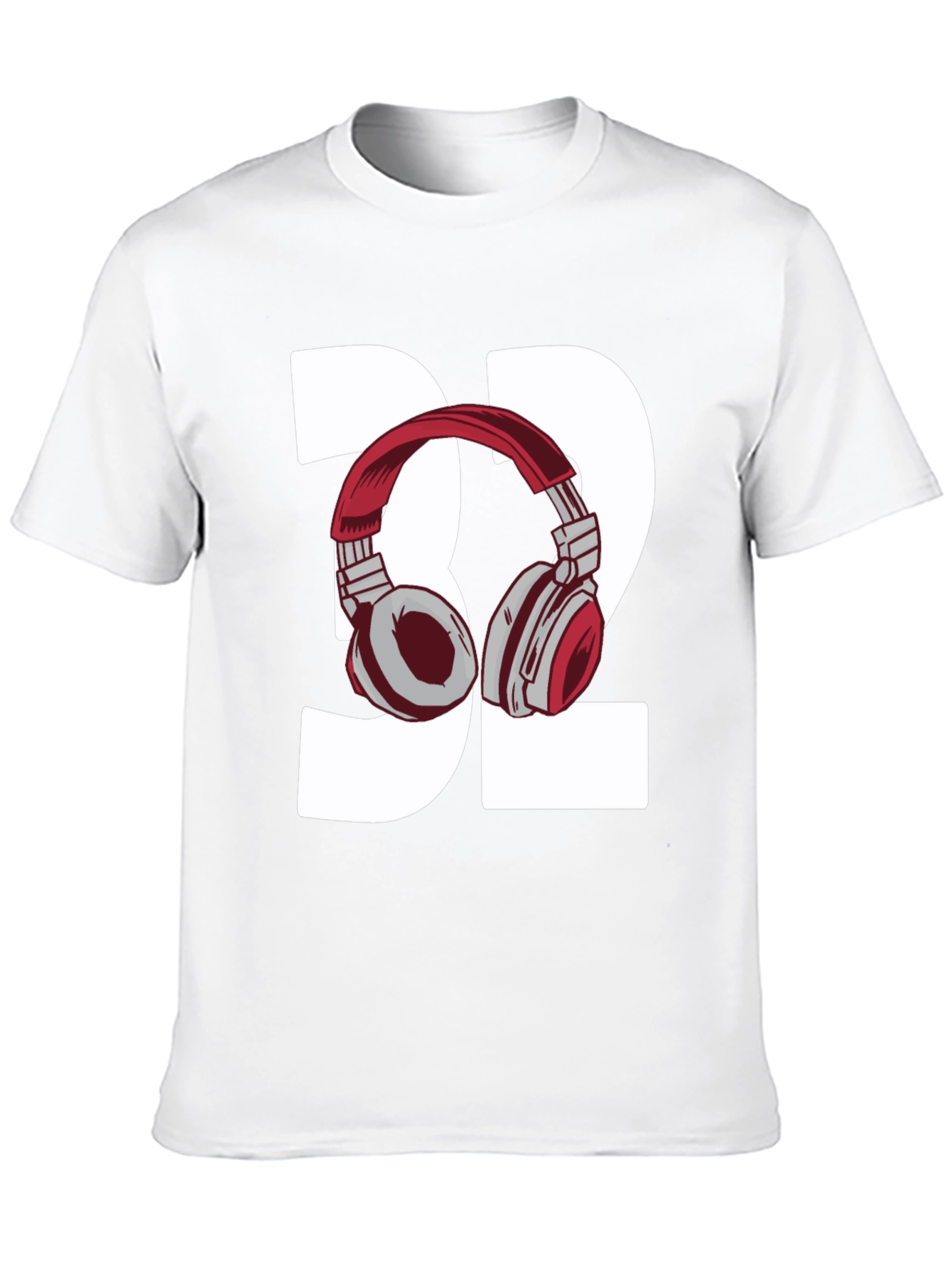 DJ T-Shirt 32 Headphones Design