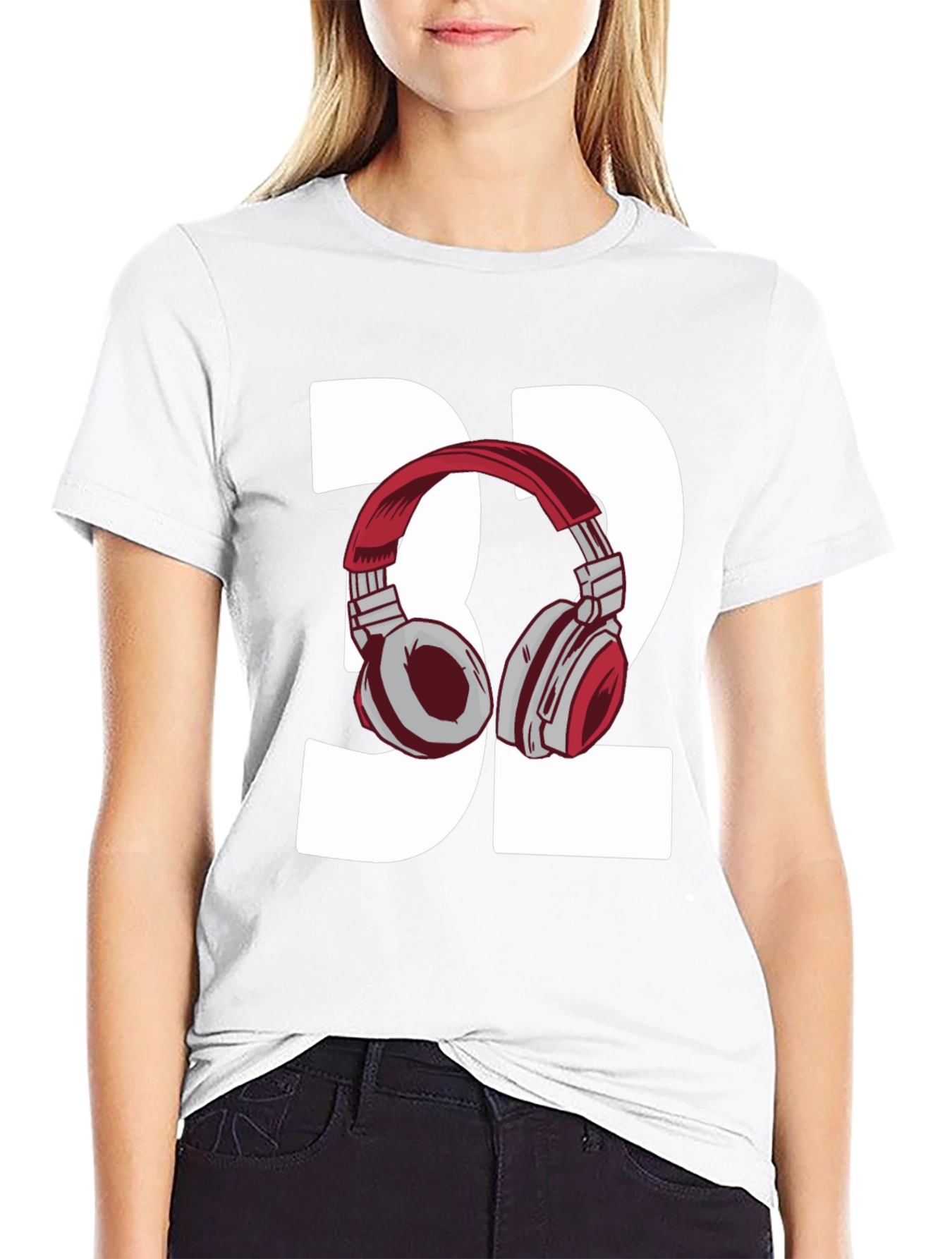 DJ T-Shirt 32 Headphones Design