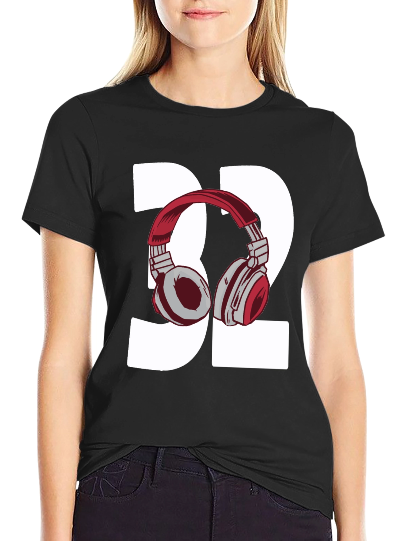 DJ T-Shirt 32 Headphones Design
