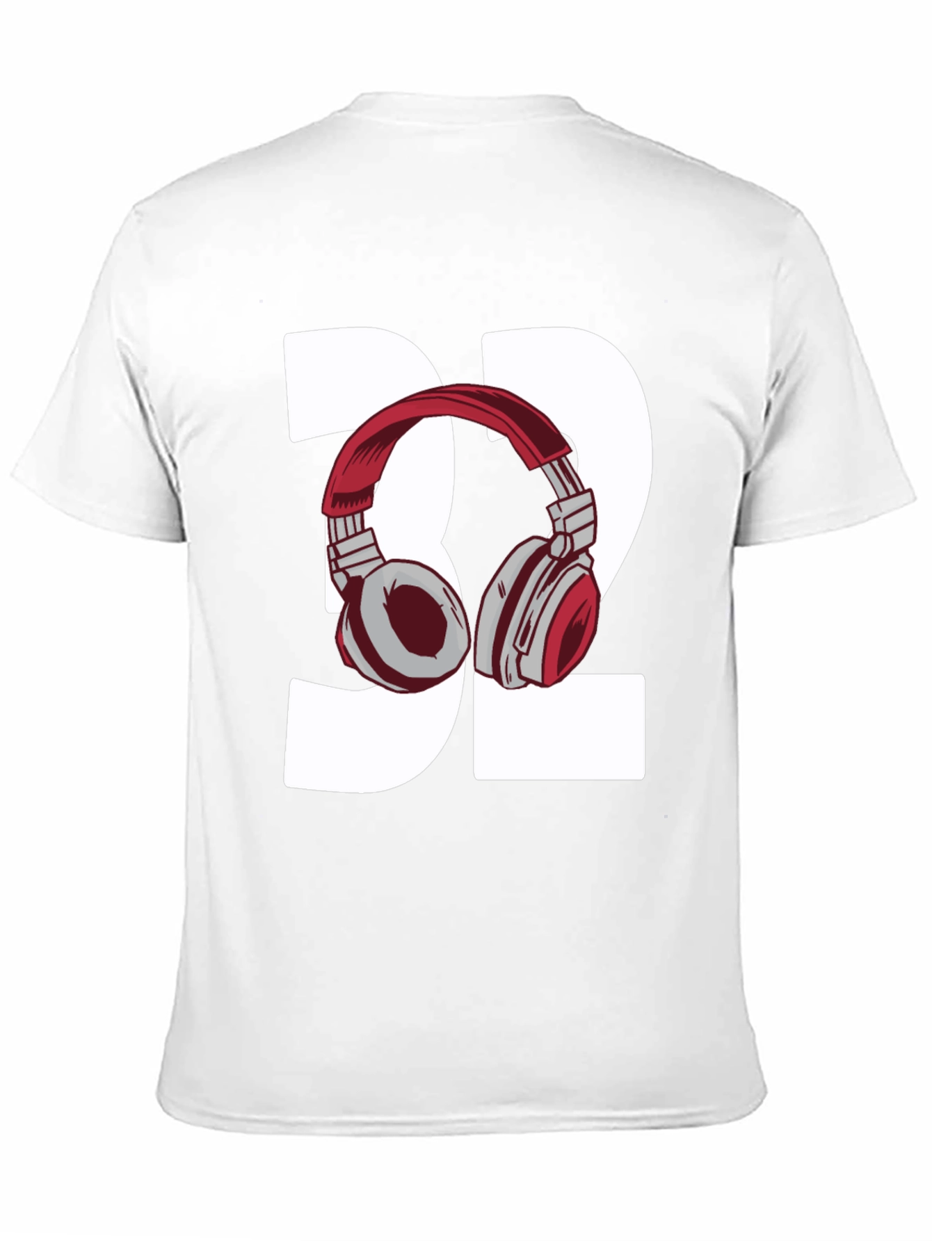 DJ T-Shirt 32 Headphones Design