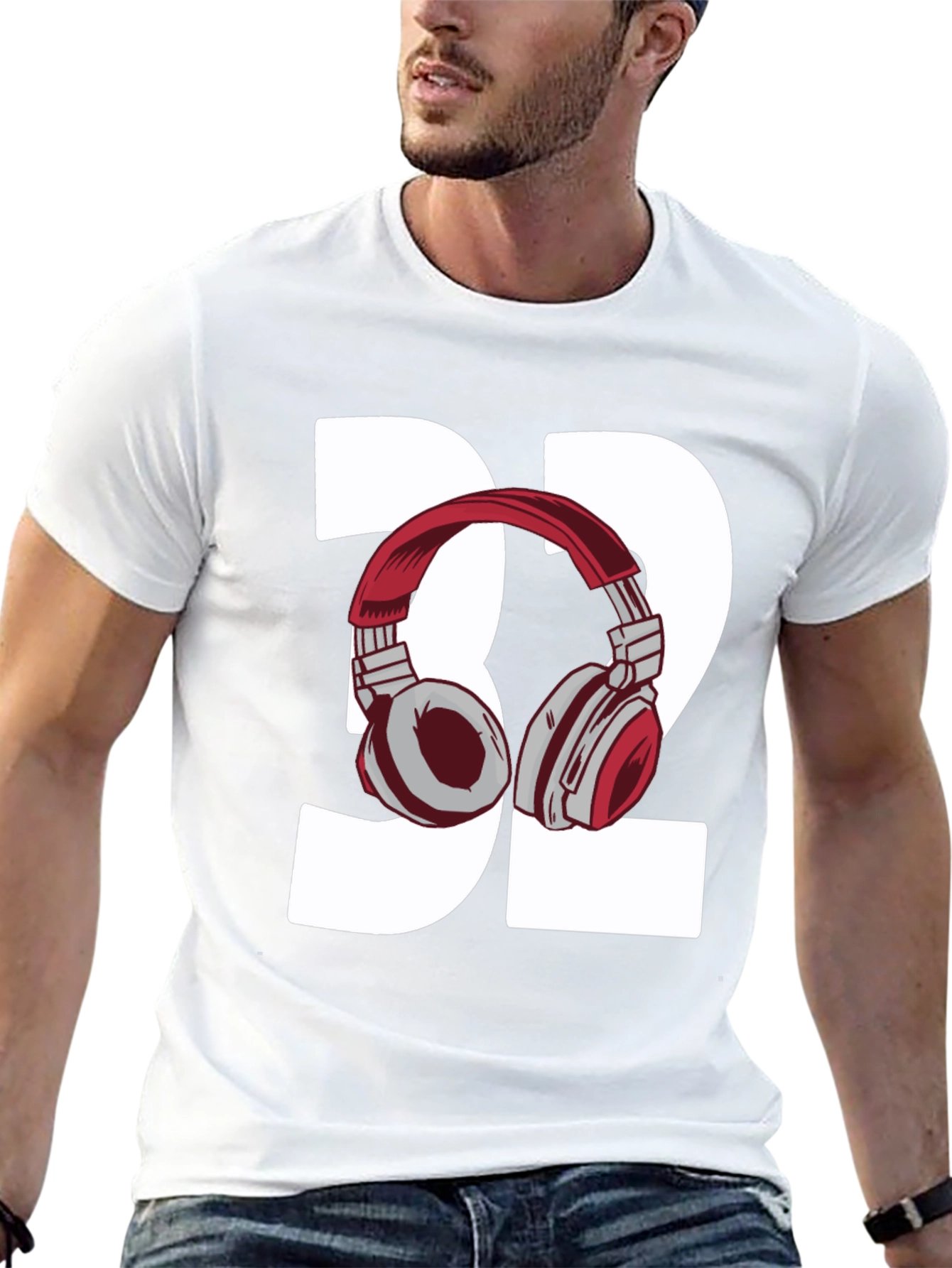 DJ T-Shirt 32 Headphones Design