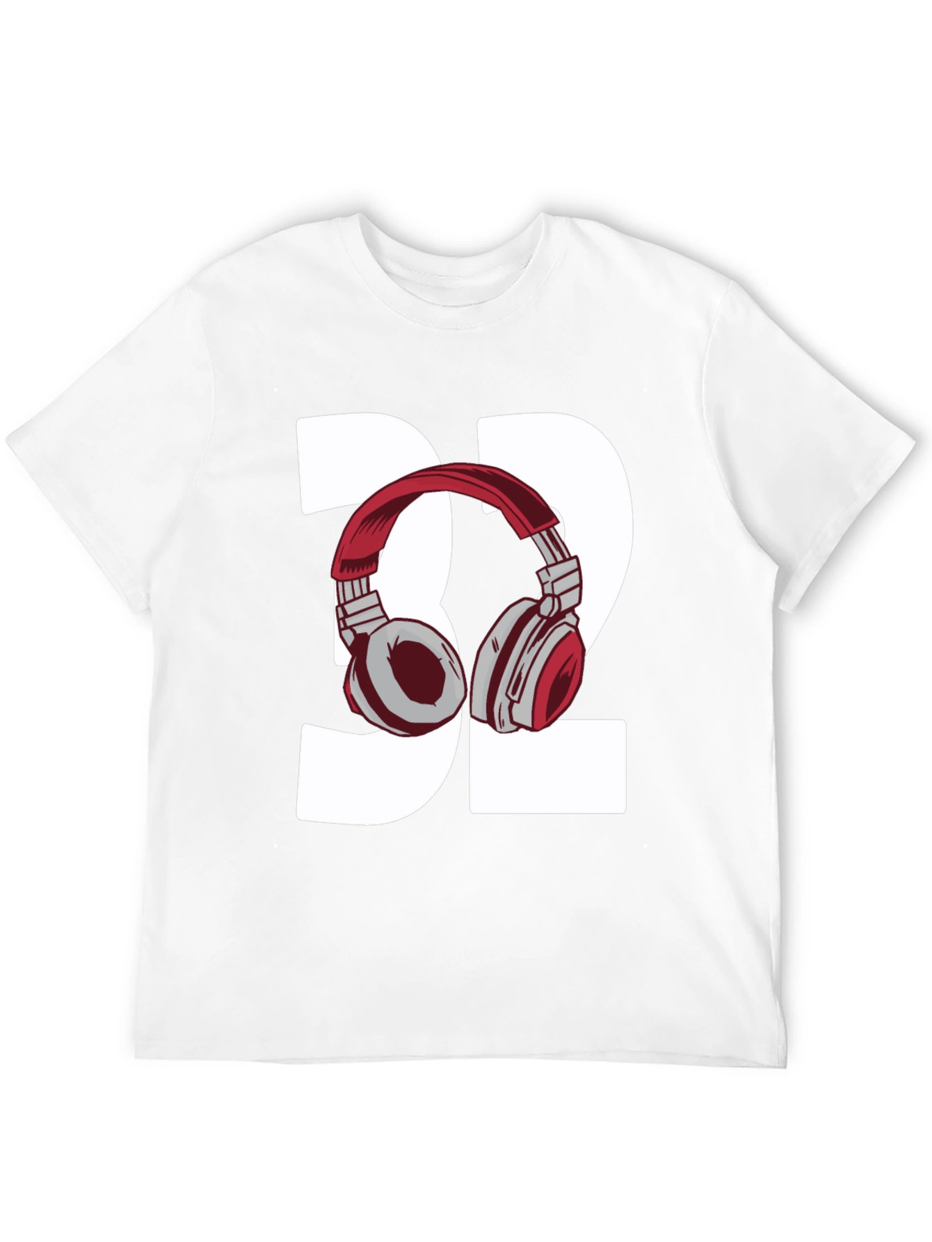 DJ T-Shirt 32 Headphones Design