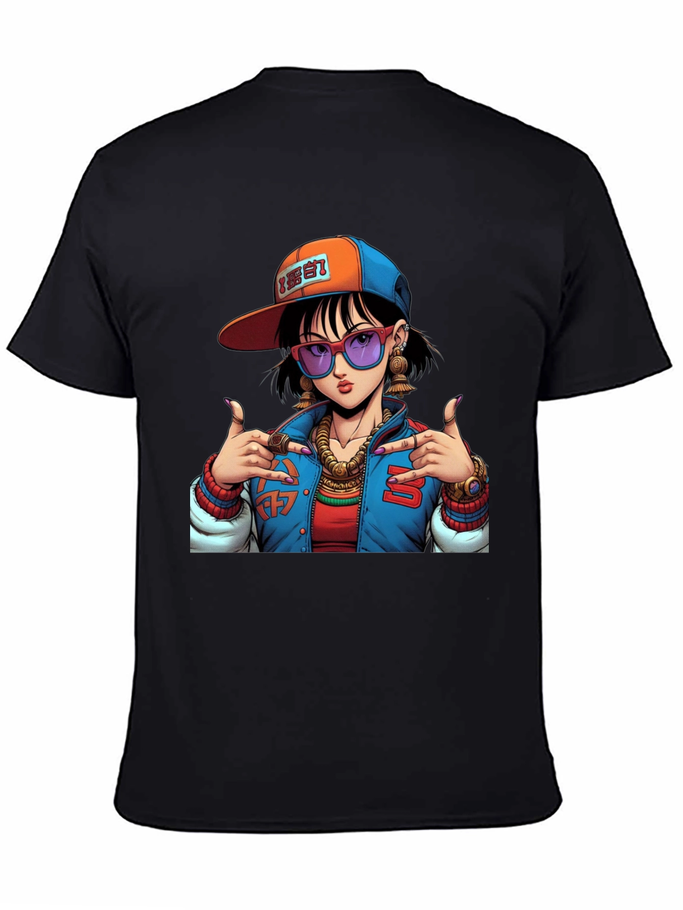 Cool Graphic Tee - Anime Girl