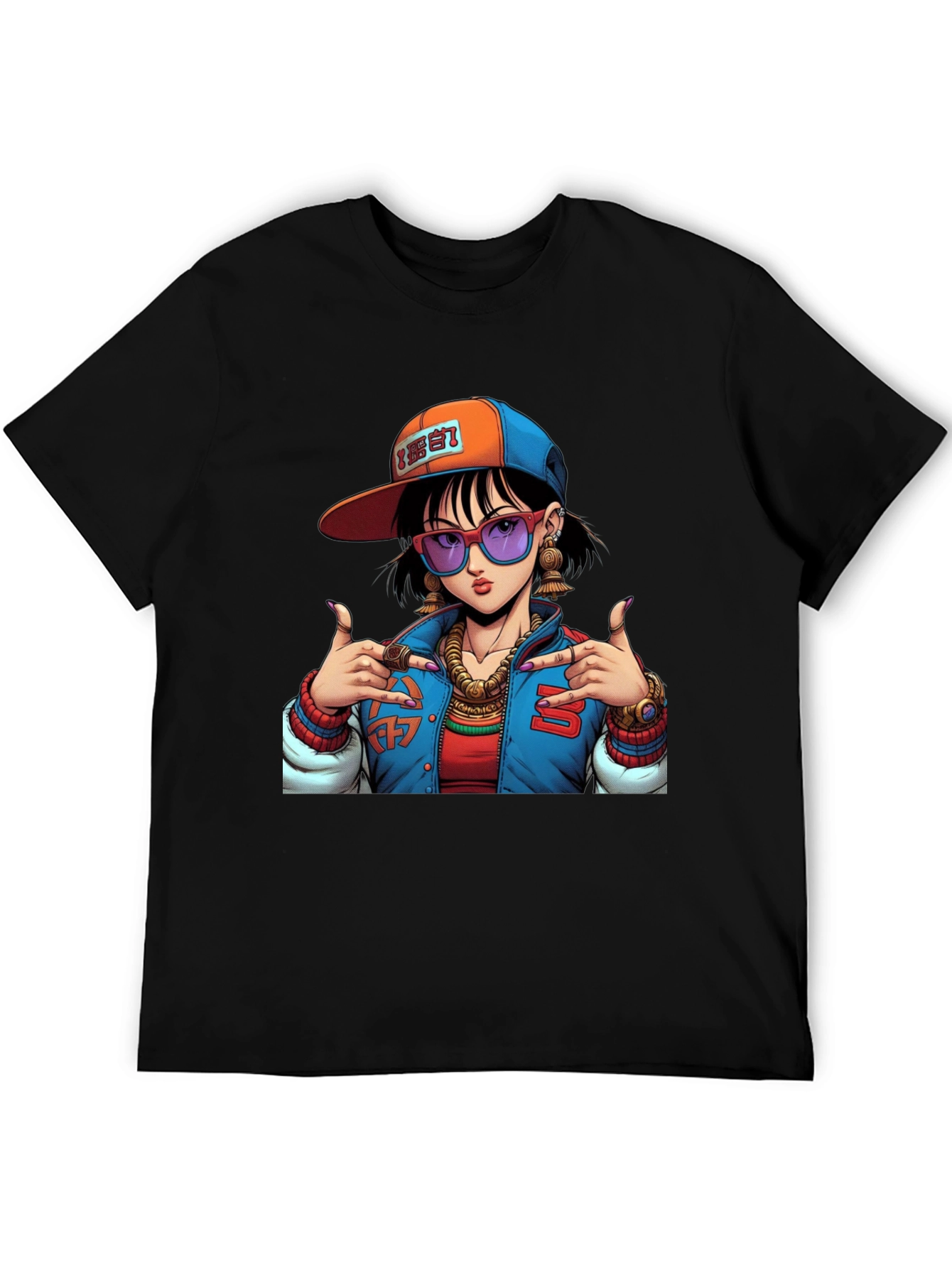 Cool Graphic Tee - Anime Girl