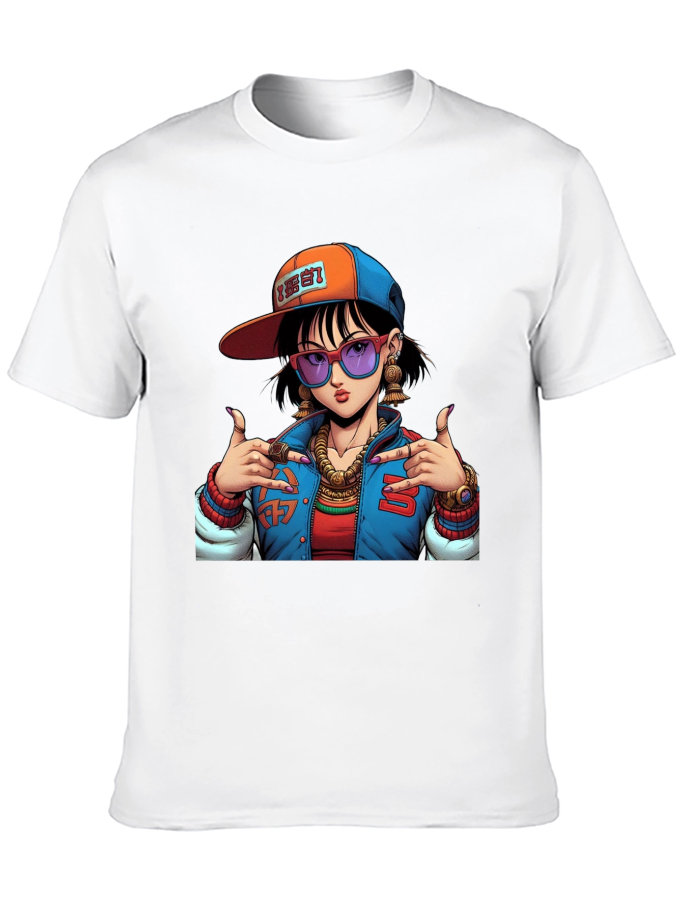 Cool Graphic Tee - Anime Girl