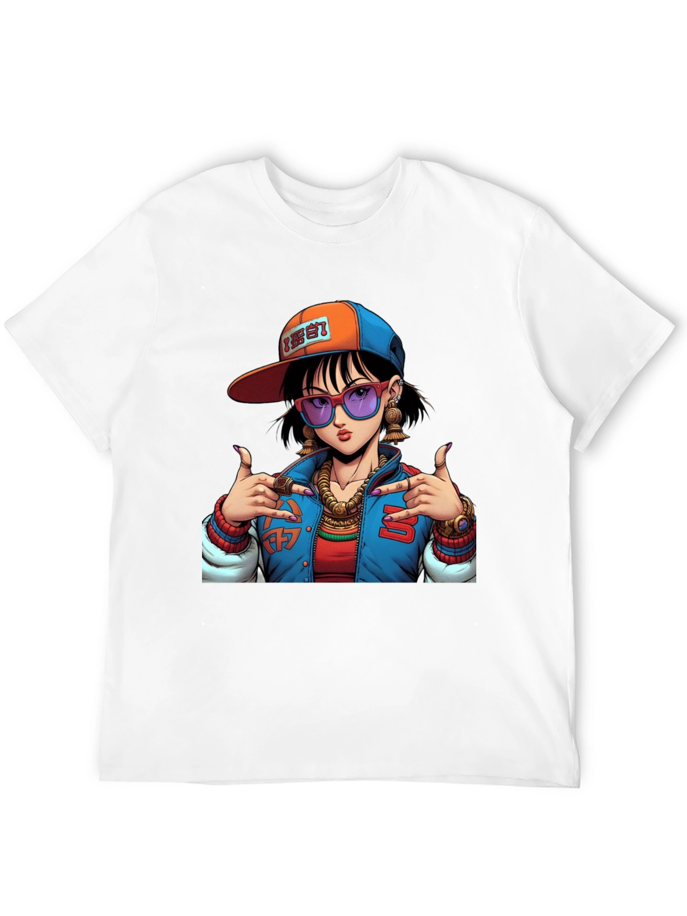 Cool Graphic Tee - Anime Girl