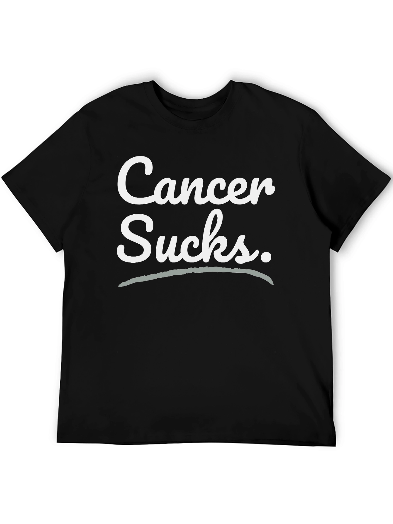 Cancer Sucks T-Shirt Black