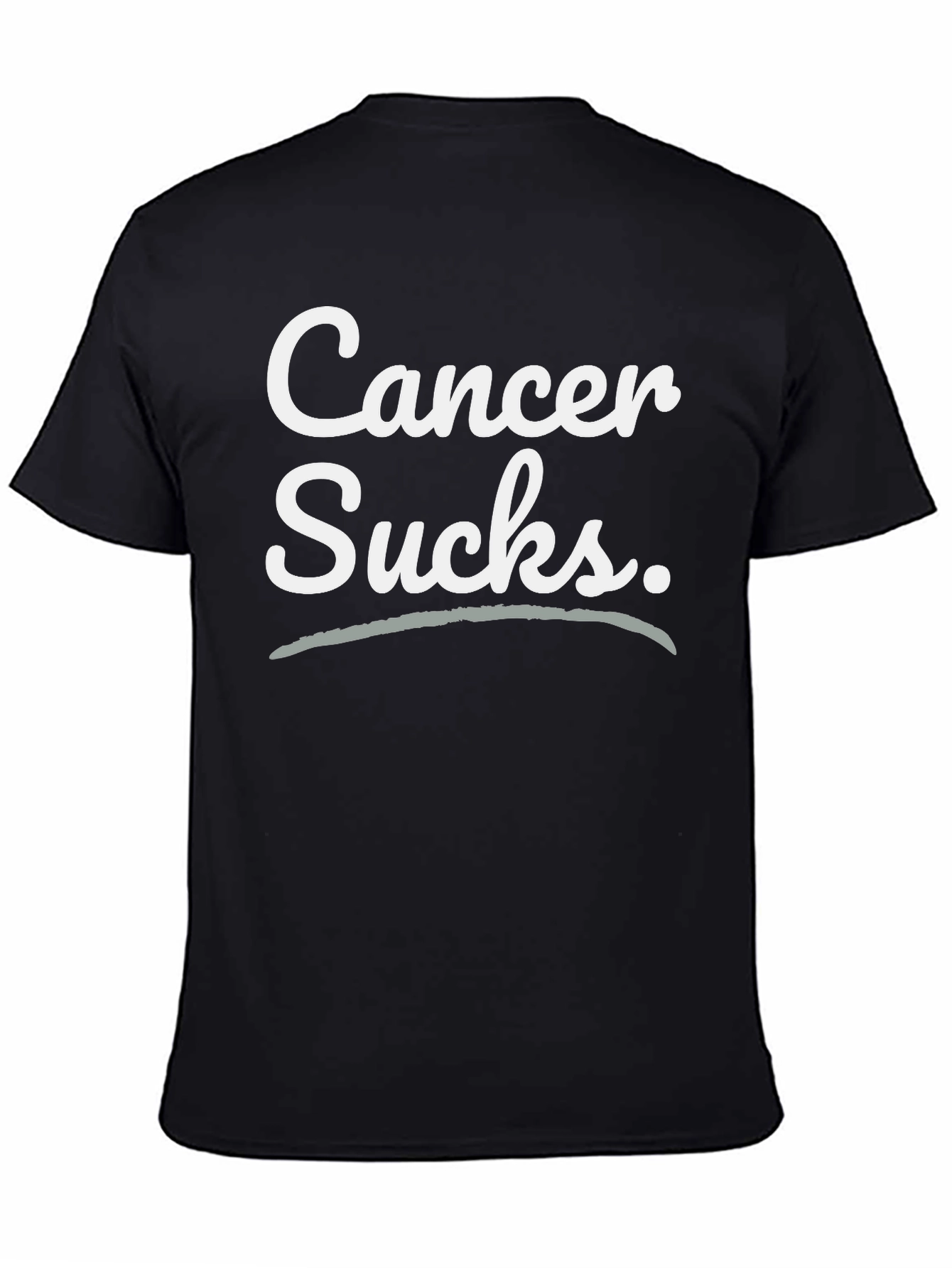 Cancer Sucks T-Shirt Black