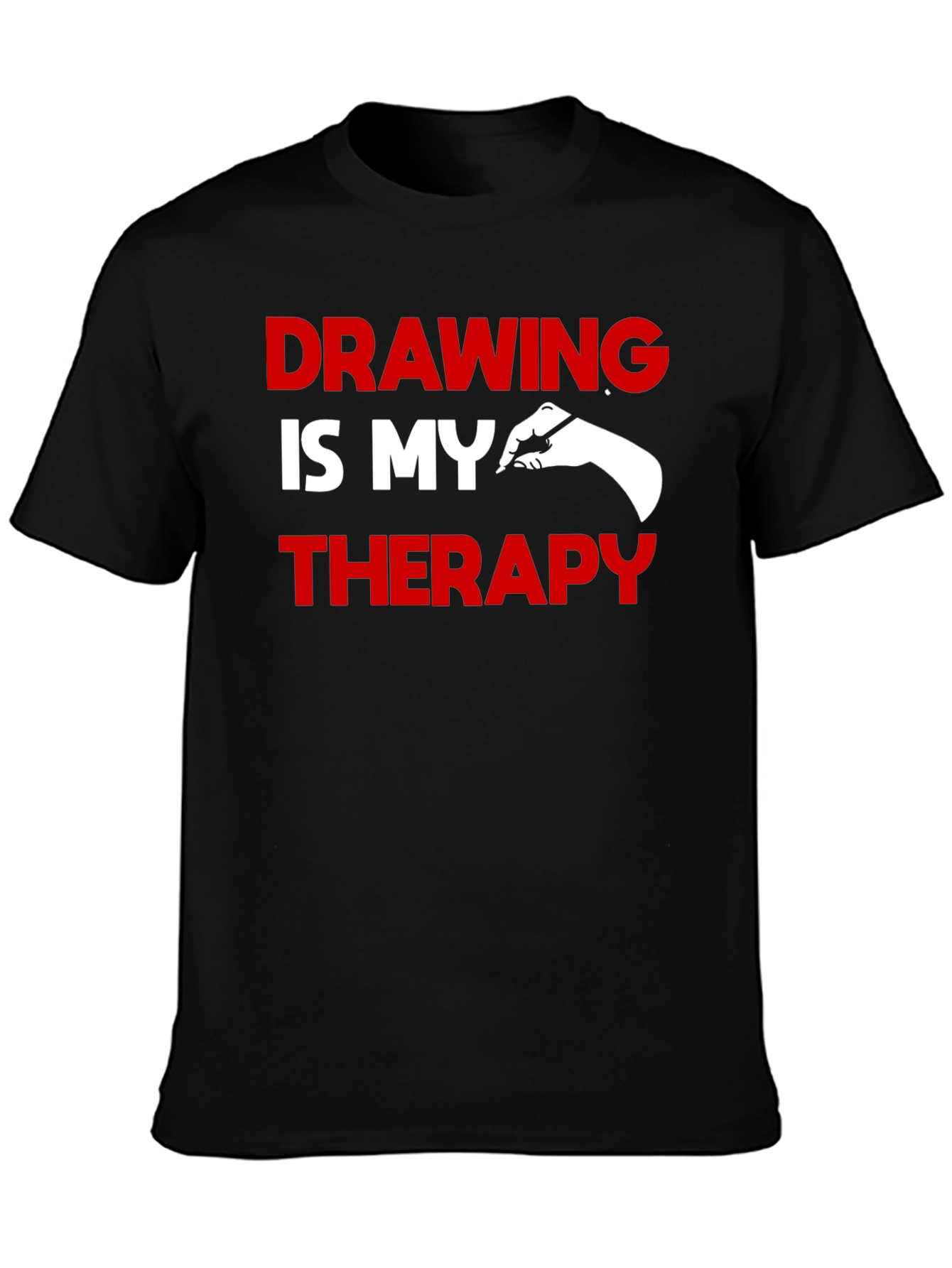 Drawing is My Therapy Graphic T-Shirt